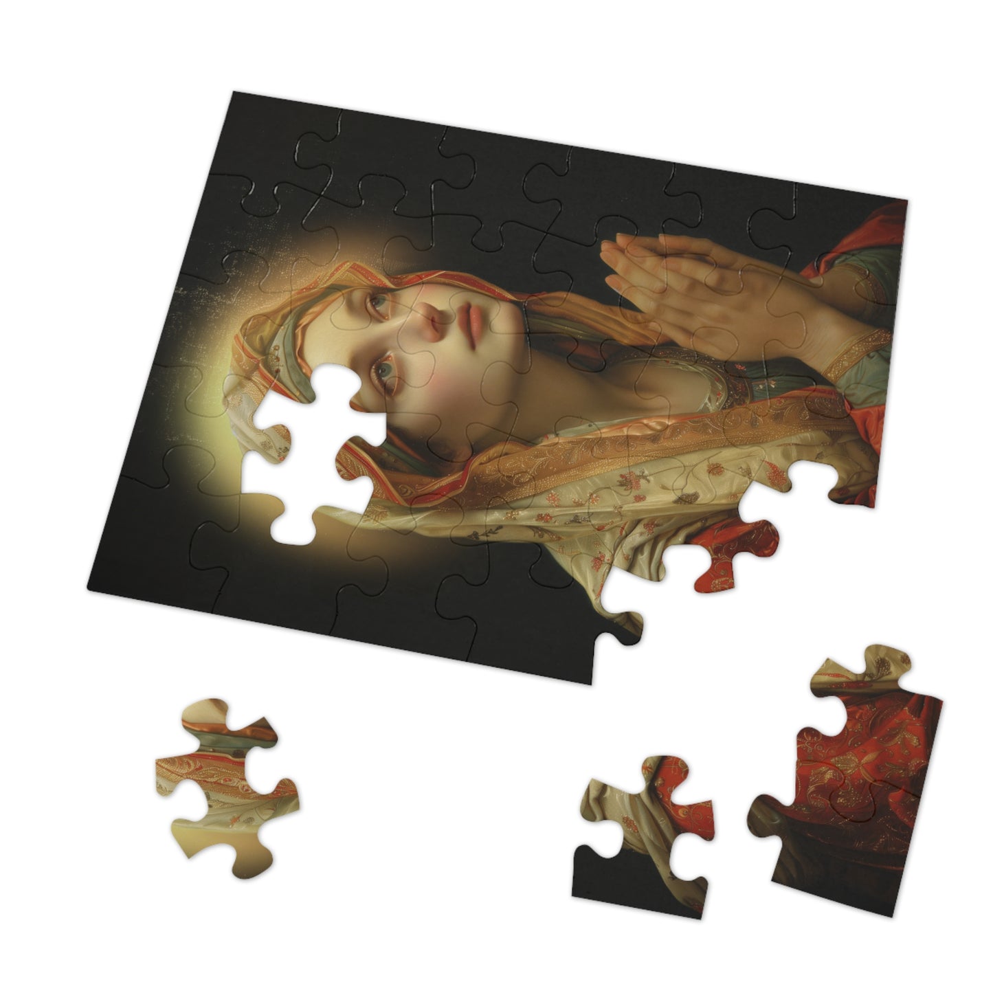 Saint Regina - Puzzle and Keepsake Tin - Religious (30, 110, 252, 500,1000) - Religious Puzzle - Gifts for Catholic Families - Saints