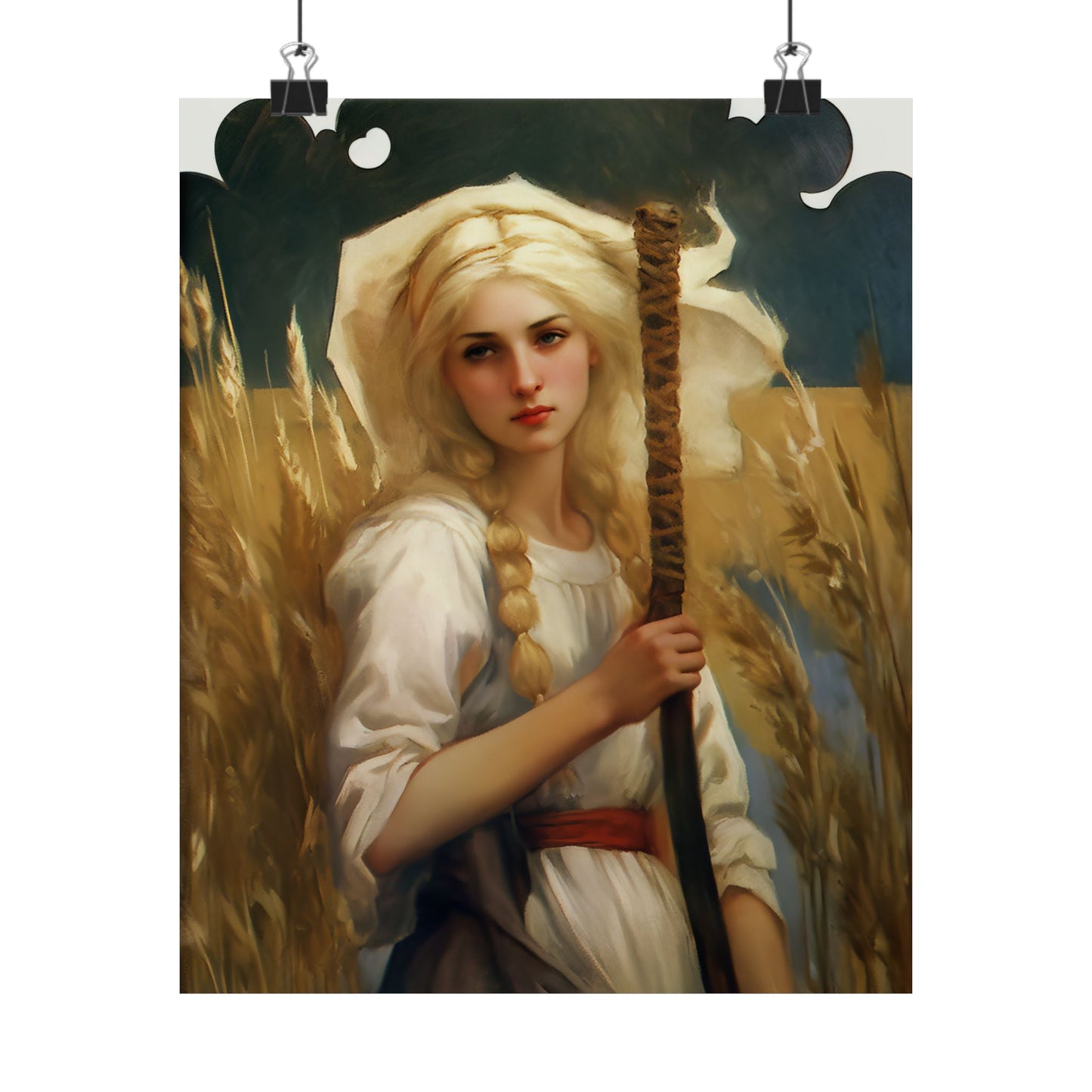 Saint Notburga Print - Sanctified Souls Print - Multiple Sizes - Premium Matte Vertical Posters