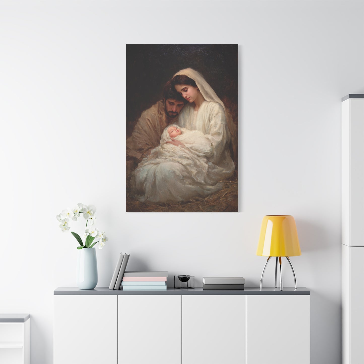 The Quiet Kingdom of the Holy Family - Gallery Wrapped Canvas - Print - Religious Art for your Home - Catholic
