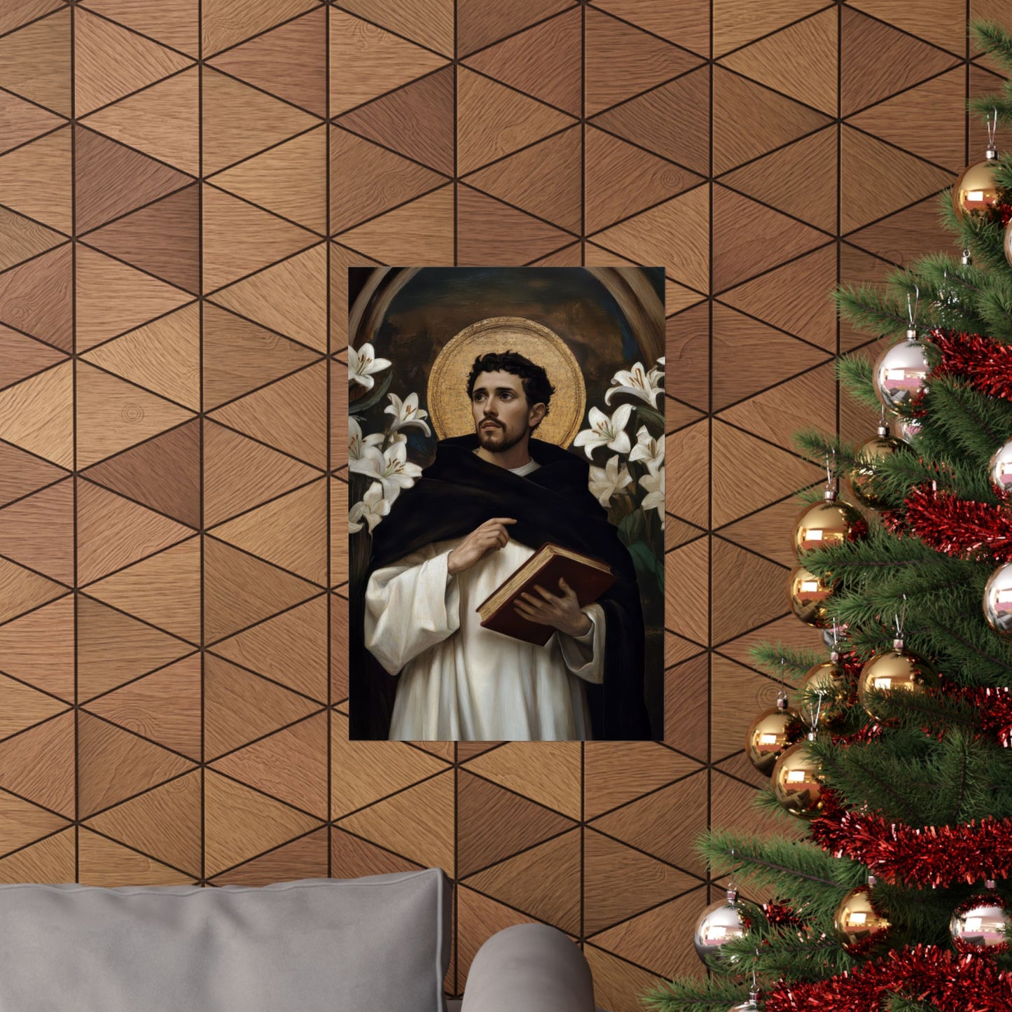 Saint Dominic - Sanctified Souls Print - Multiple Sizes - Premium Posters - Catholic Art - Christian Home Decor Artwork