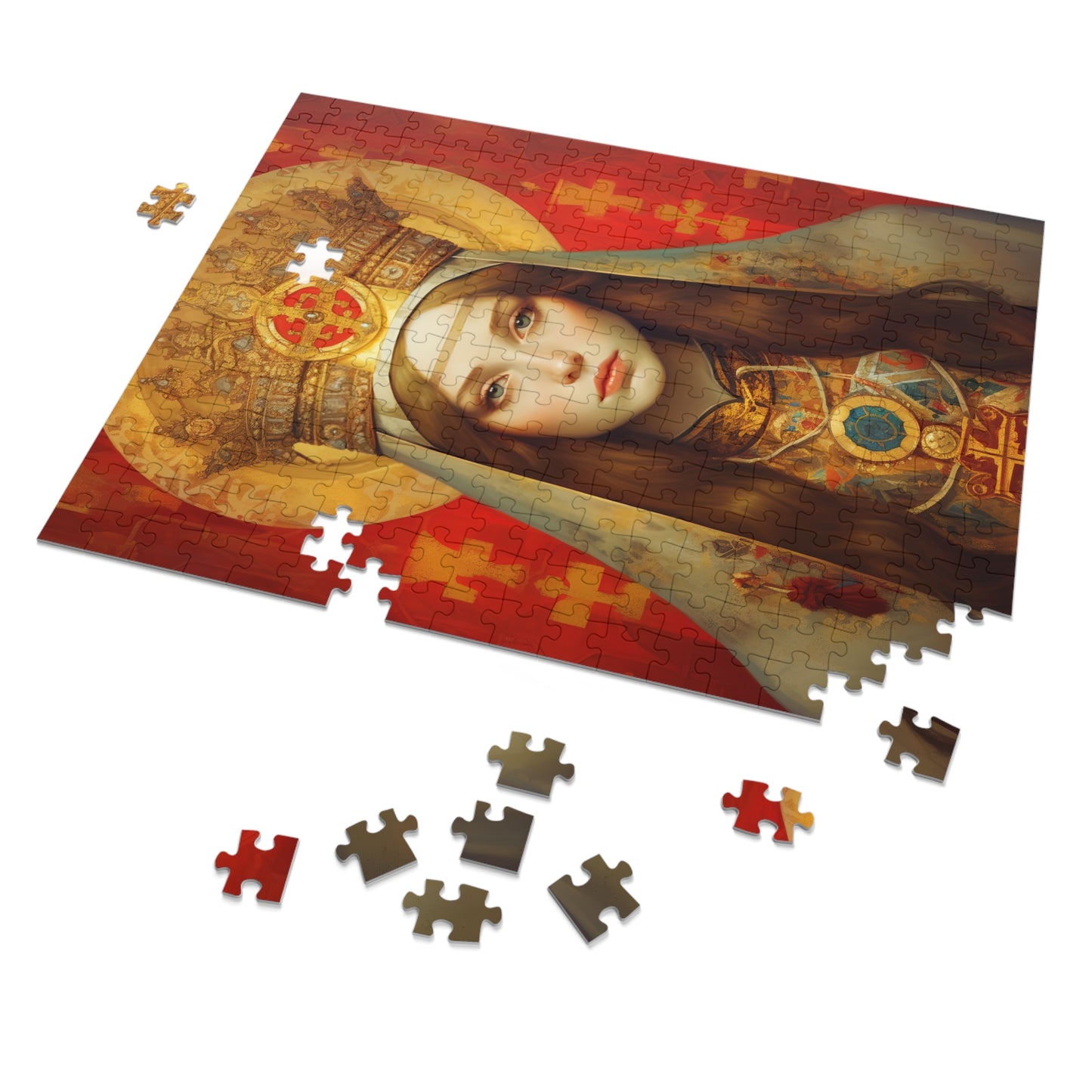 Saint Alexandra - Puzzle and Keepsake Tin - Jigsaw Puzzle (30, 110, 252, 500,1000-Piece) - Religious Puzzle