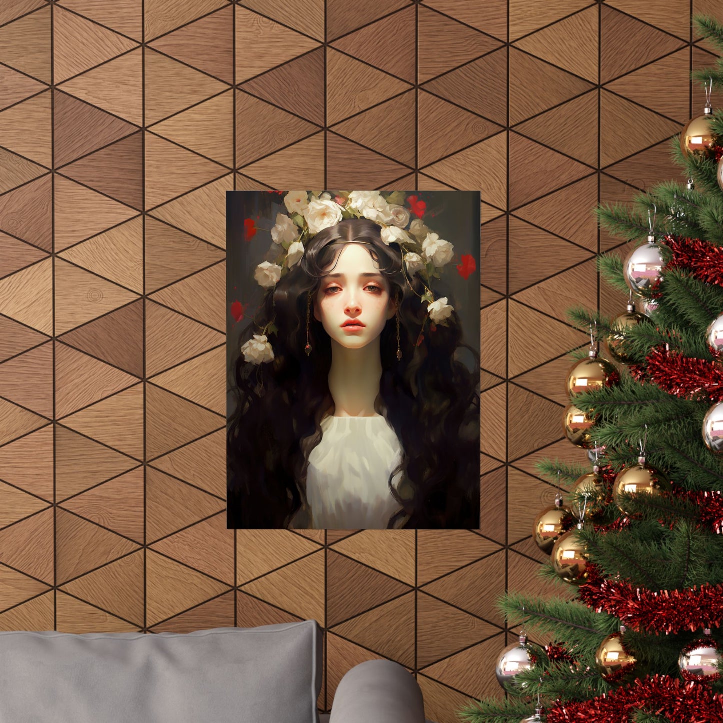 Saint Flora - Sanctified Souls Print - Multiple Sizes - Premium Matte Vertical Posters