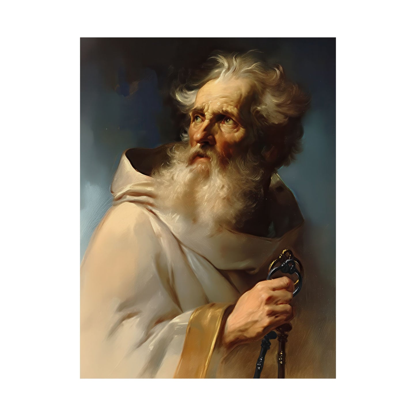 Saint Peter the Apostle - Sanctified Souls Print - Multiple Sizes - Premium Posters - Catholic Art - Christian Home Decor Artwork