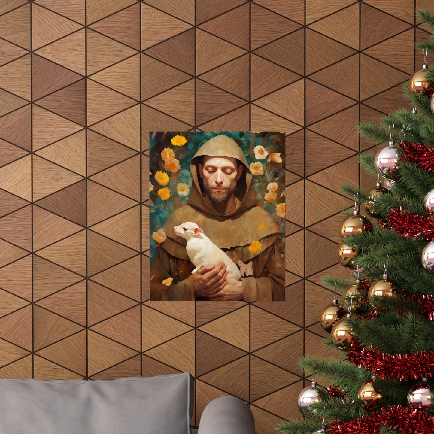 Saint Francis of Assisi - Sanctified Souls Print - Multiple Sizes - Premium Matte Vertical Posters