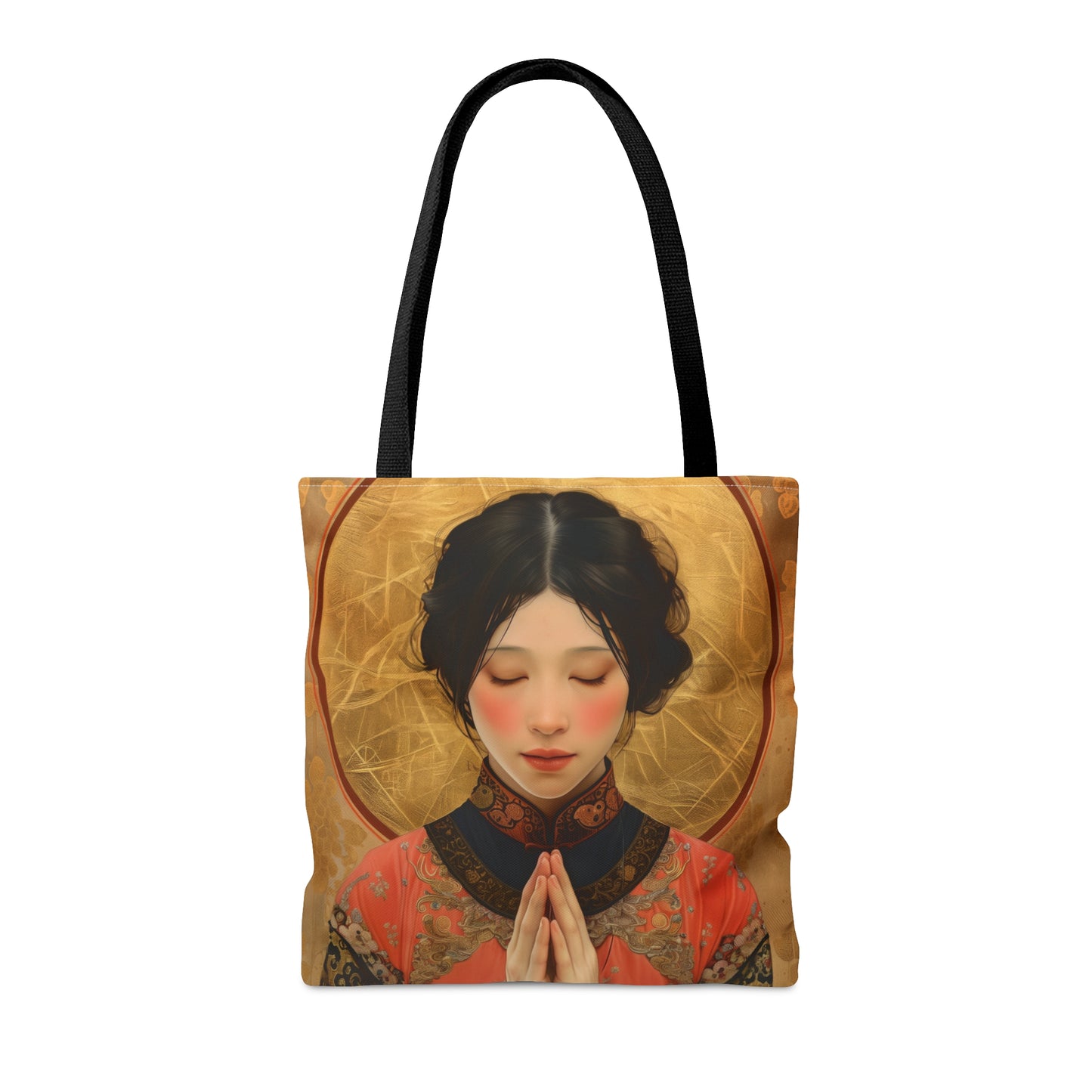 Saint Lucy Yi Zhenmei Tote Bag - Purse - Three sizes - Faith Art Bag - Catholic faith inspired carry-all purse - Double Sided