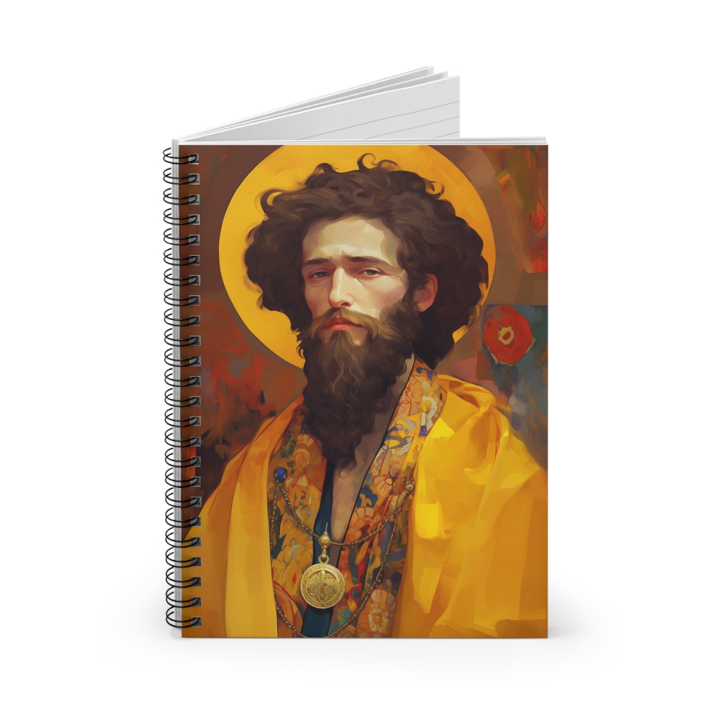 Saint James the Greater - Apostle - Journal - Sanctified Souls Art - Religious Based Notebook - Spiral Notebook - Ruled Line