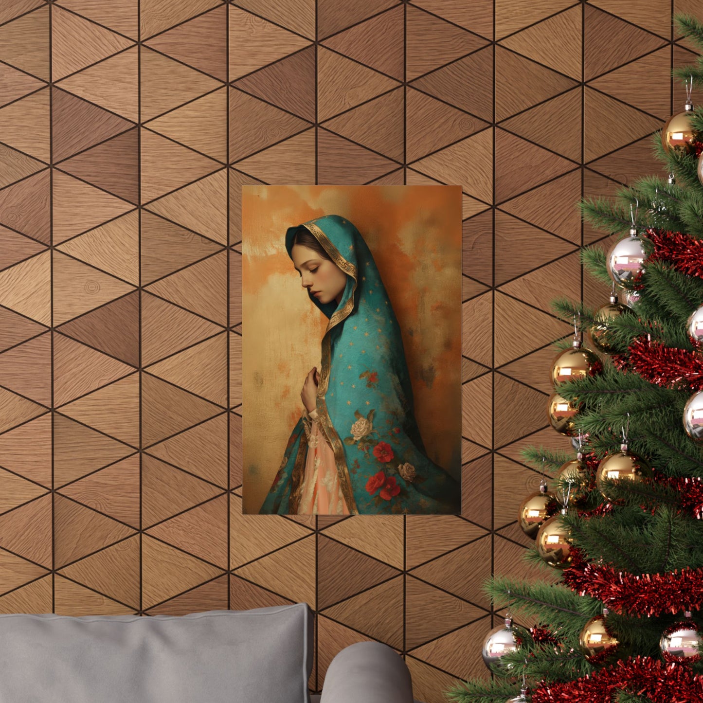 Our Lady of Guadalupe - Sanctified Souls Print - Multiple Sizes - Premium Matte Vertical Posters
