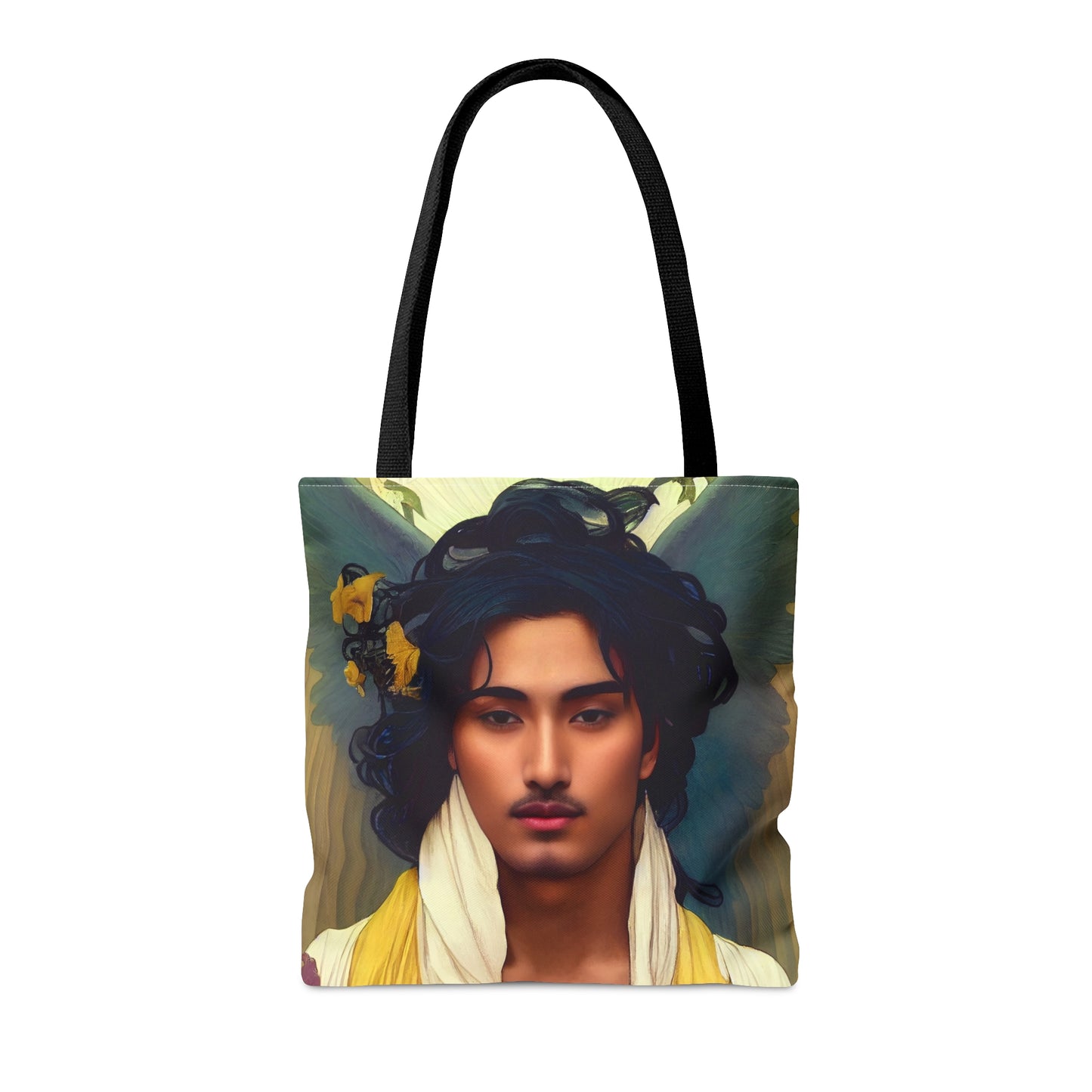 The Archangel Michael Tote Bag - Large Medium Small - Art Bag -  Guardian Angel Double Sided Purse - Carry All Bag - Spiritual Gift - Divine