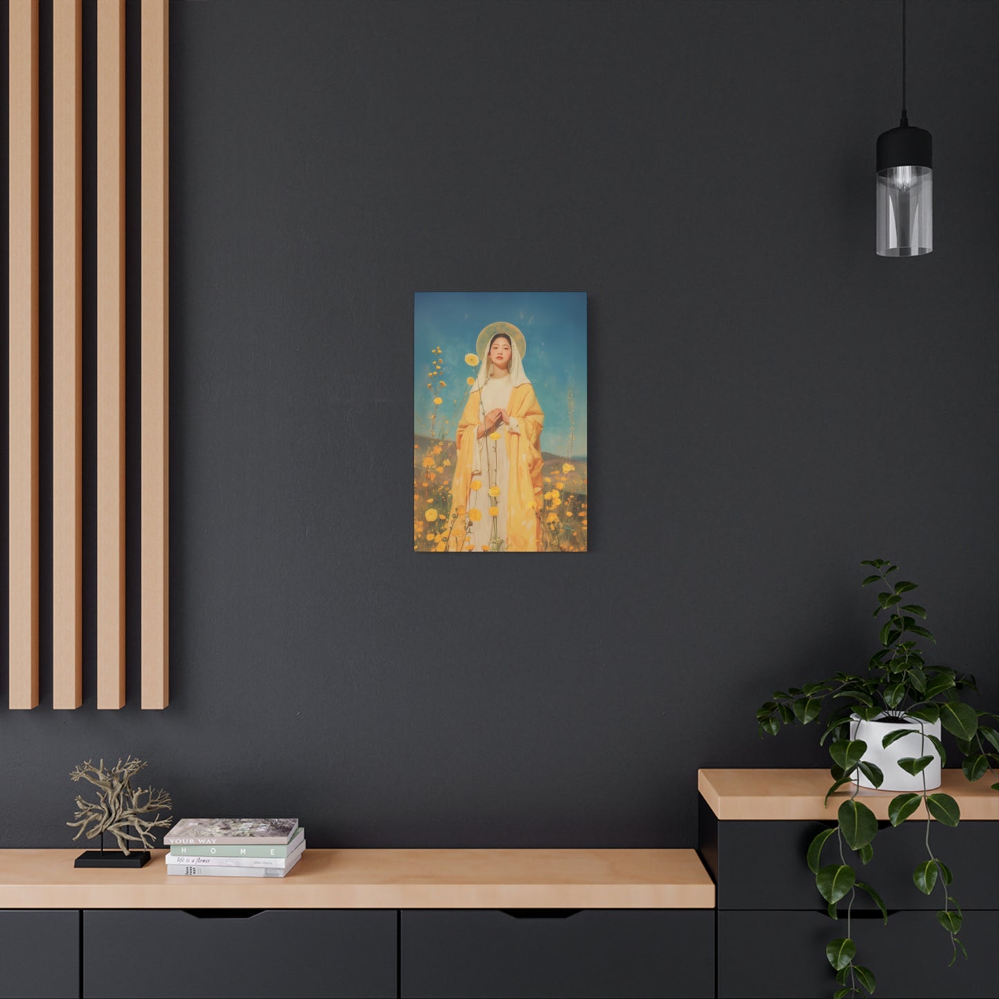 Saint Agatha Lin - Gallery Wrapped Canvas - Print - Religious Art for your Home - Catholic Art