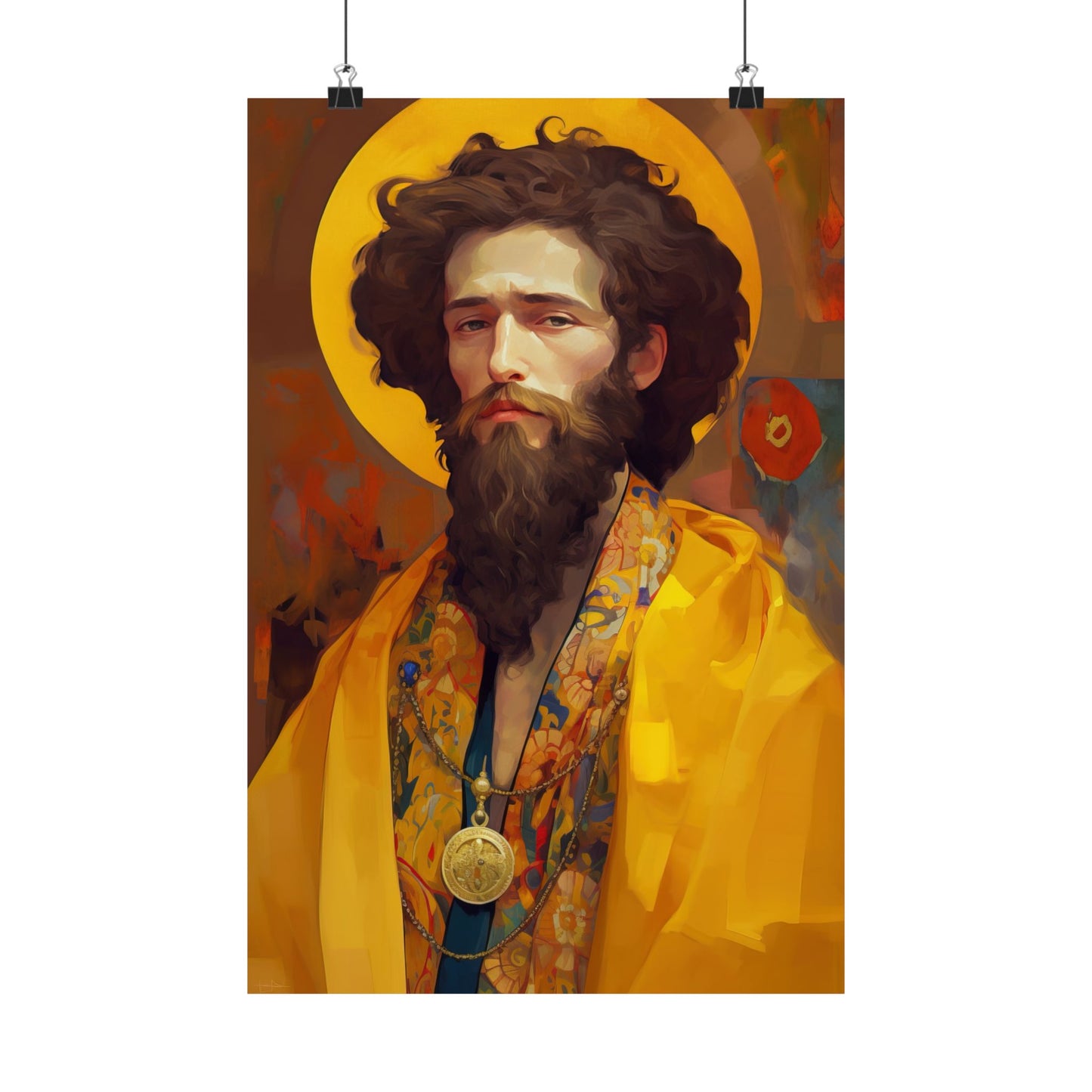 Saint James the Greater - Apostle - Sanctified Souls Print - Multiple Sizes - Premium Matte Vertical Posters