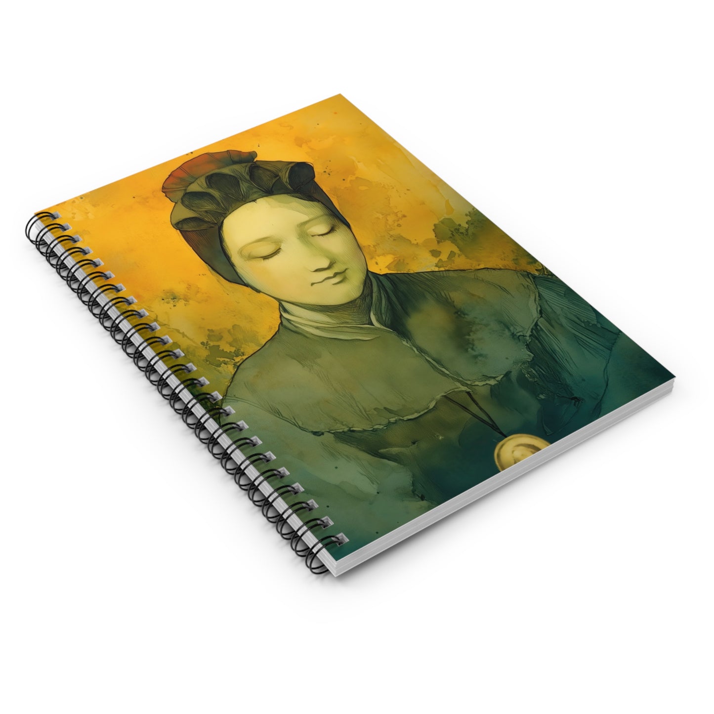 Saint Magdalene of Canossa - Sanctified Souls Art - Religious Based Notebook - Spiral Notebook - Ruled Line
