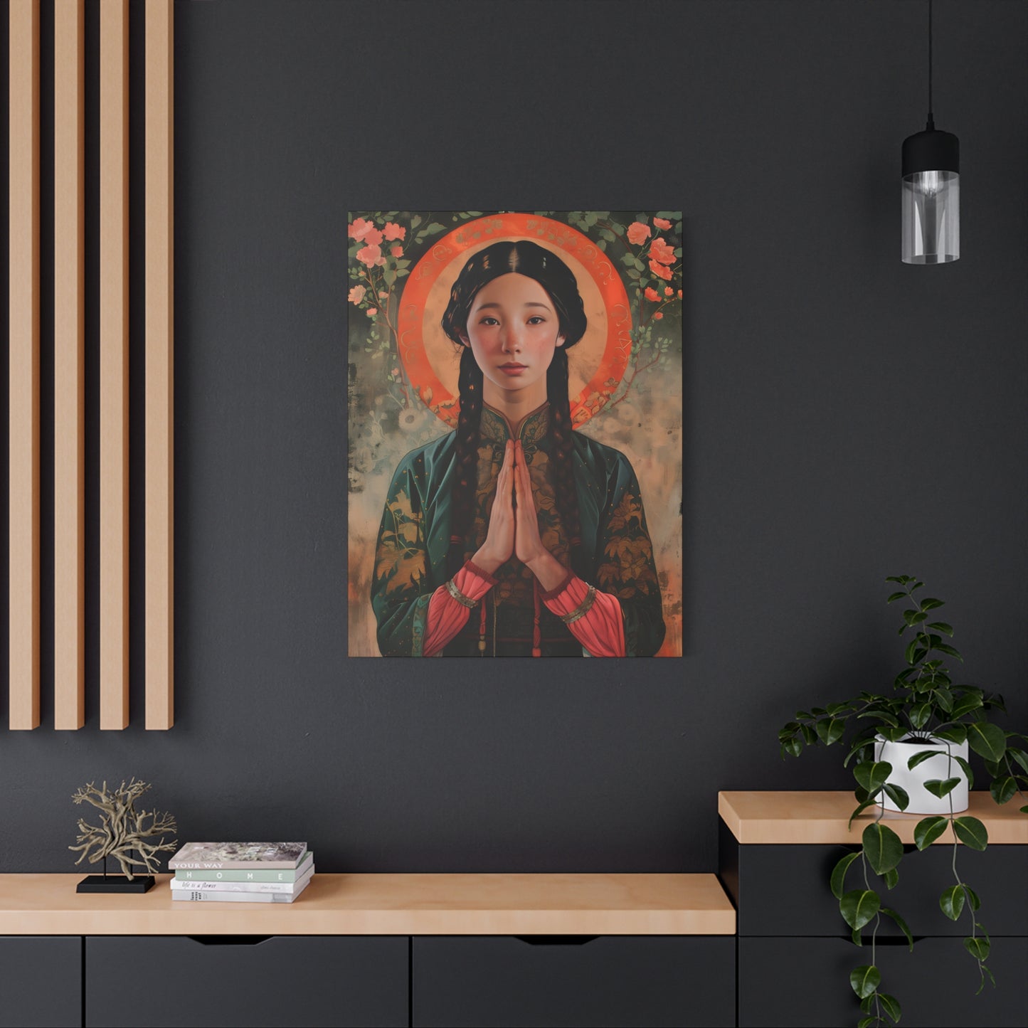 Saint Anna Wang - Museum Wrapped Canvas - Sanctified Souls Print - Art for your Home - Religious Art -  Martyr of China