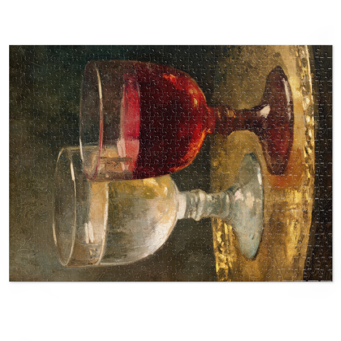 Cana and the Miracle of Abundance - Water into Wine - Puzzle & Keepsake Tin - Religious Jigsaw Puzzle (30, 110, 252, 500,1000-Piece)