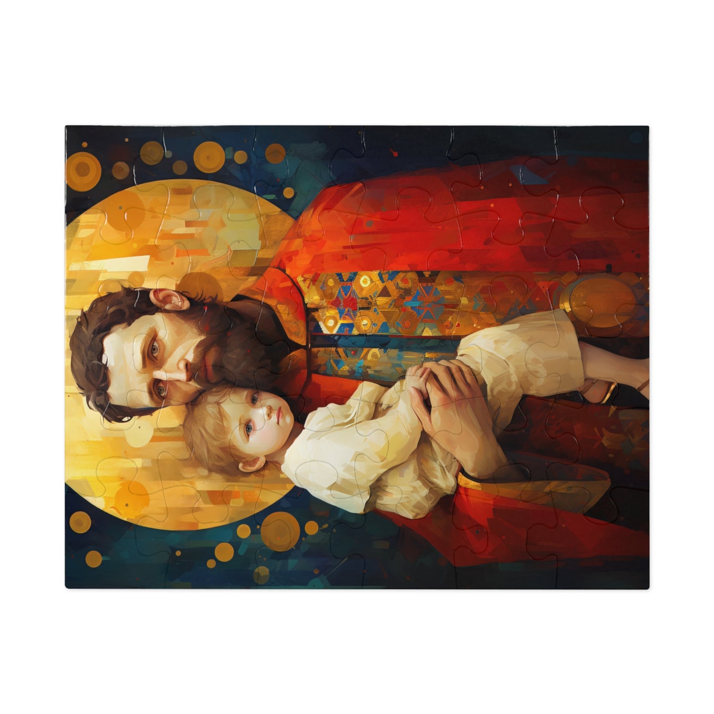 Saint Christopher - Puzzle and Keepsake Tin - Religious Jigsaw Puzzle (30, 110, 252, 500,1000-Piece) - Religious Puzzle