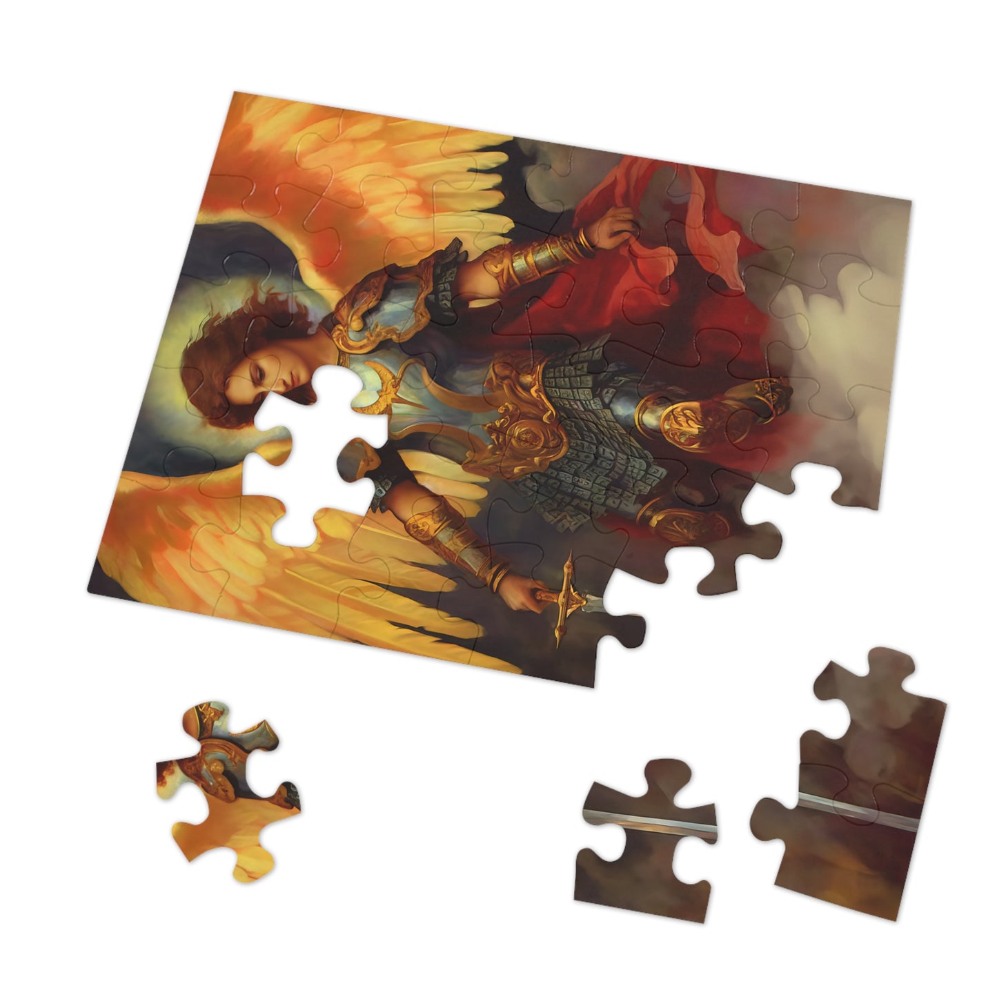 Saint Michael the Archangel - Puzzle and Keepsake Tin - Religious Jigsaw Puzzle (30, 110, 252, 500,1000-Piece) - Religious Puzzle