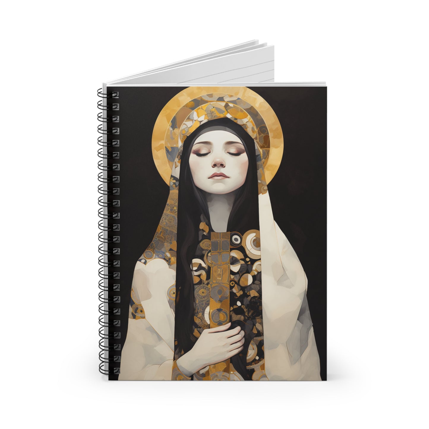 Saint Marie Magdalen Postel Journal - Sanctified Souls Art - Religious Based Notebook - Spiral Notebook - Ruled Line