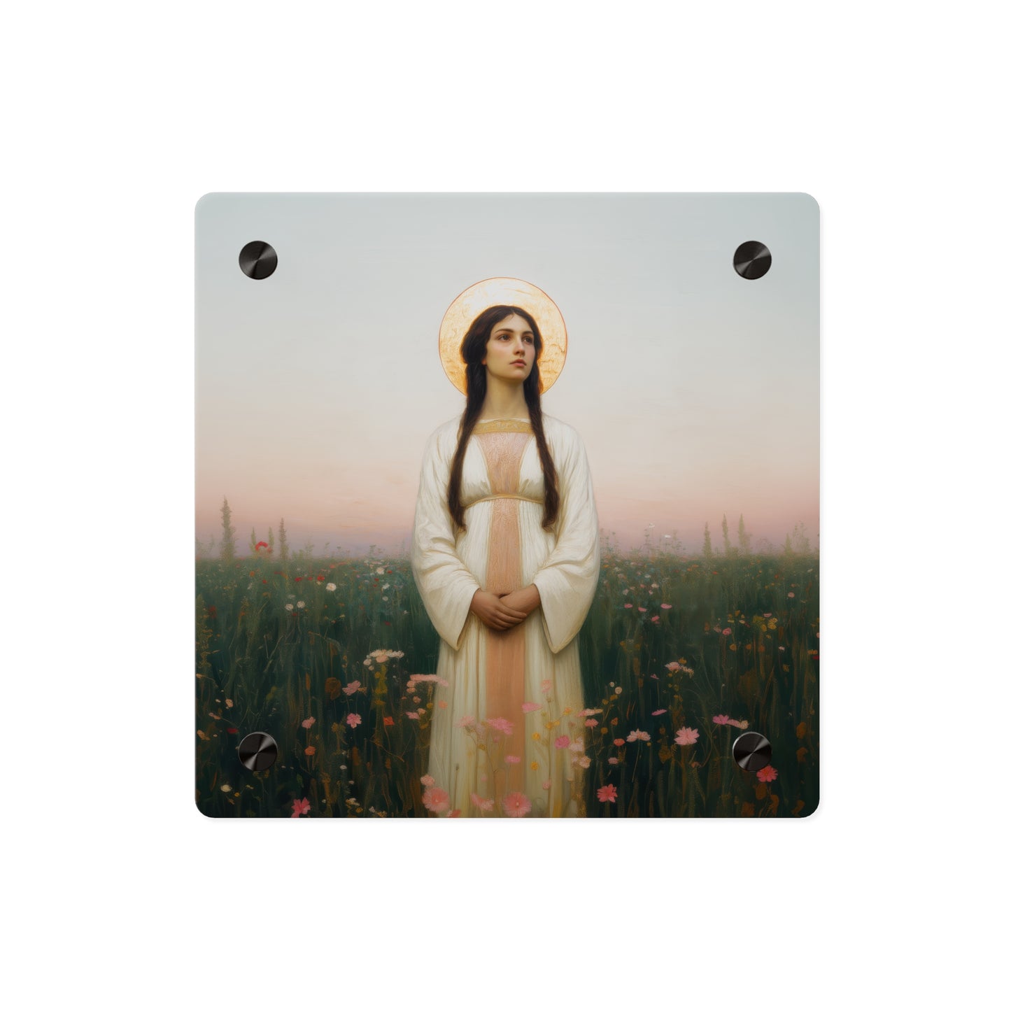 Saint Sabina Wall Art Panel - Ready to Hang Acrylic Print - Catholic Saint Art - Patron Saint Print - No Frame needed