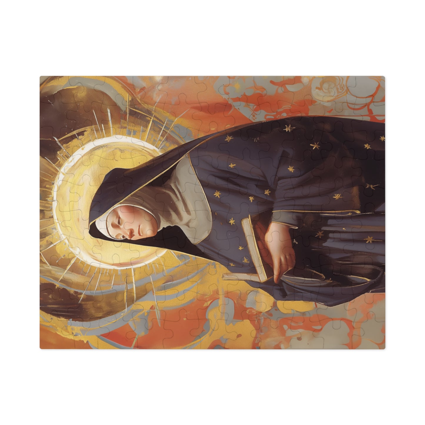 Saint Monica of Hippo - Puzzle and Keepsake Tin - Religious (30, 110, 252, 500,1000) - Religious Puzzle - Gifts for Catholic Families