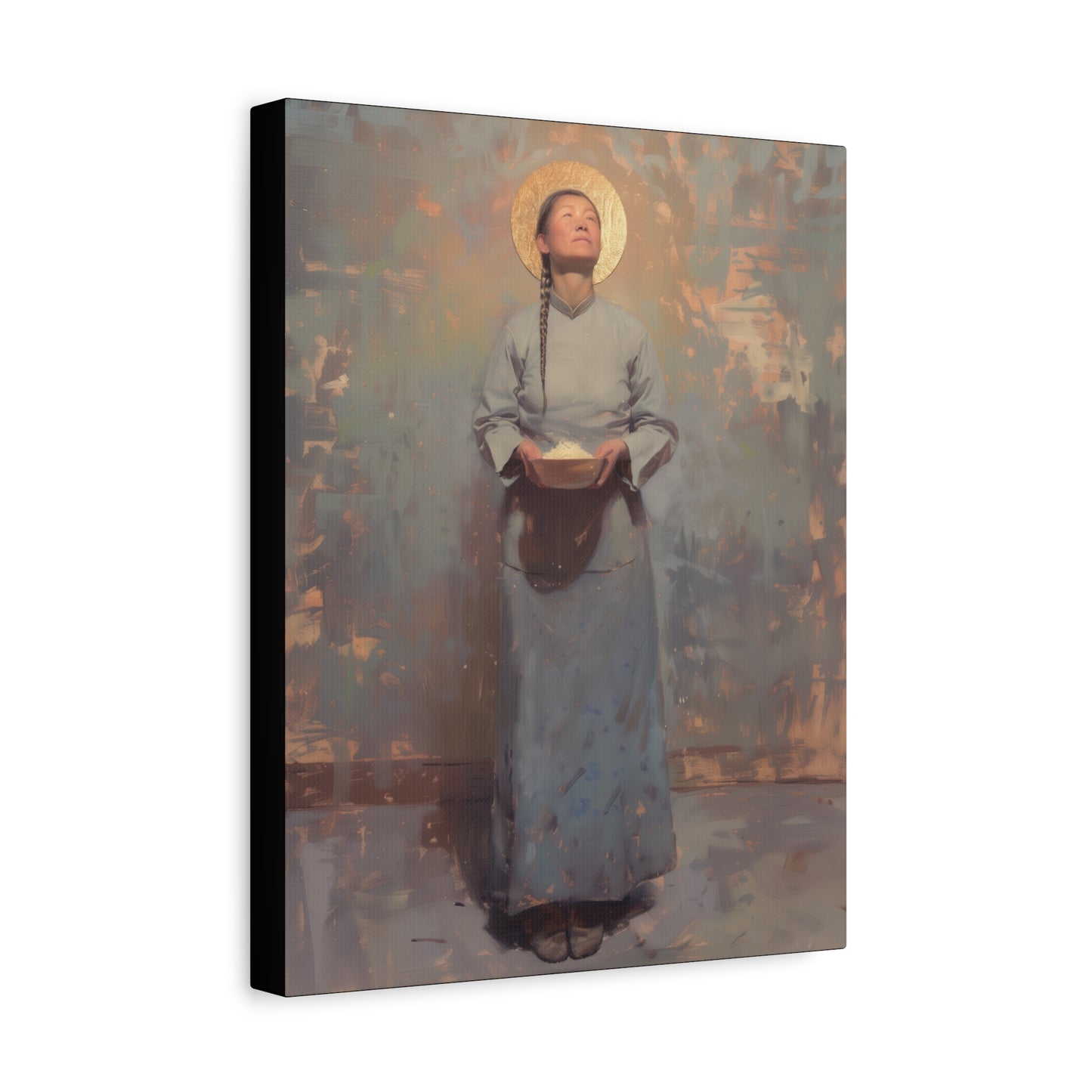 Saint Martha Wang - Chinese Martyr Saint  - Gallery Wrapped Canvas - Print - Religious Art for your Home - Catholic Art