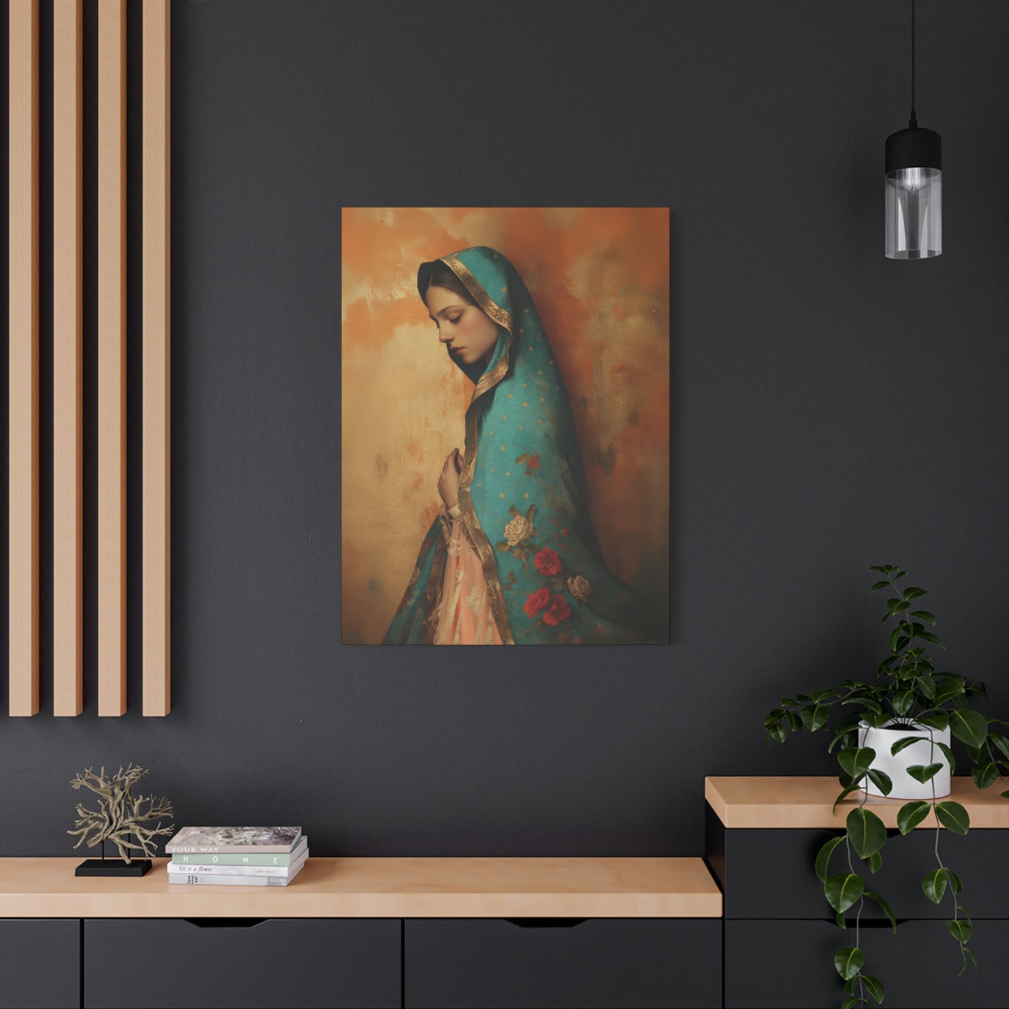 Our Lady of Guadalupe - Gallery Wrapped Canvas - Print - Religious Art for your Home - Catholic Art