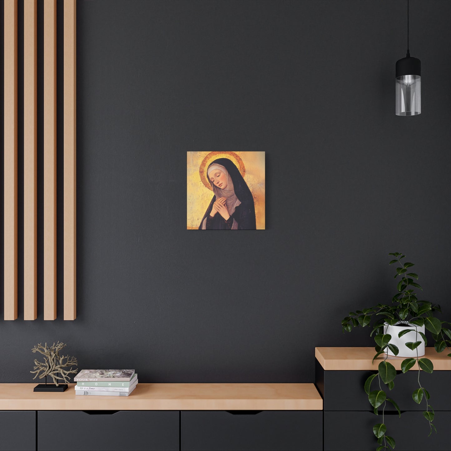 Saint Syncletica of Alexandria - Desert Mother - Gallery Wrapped Canvas - Print - Religious Art for your Home - Catholic