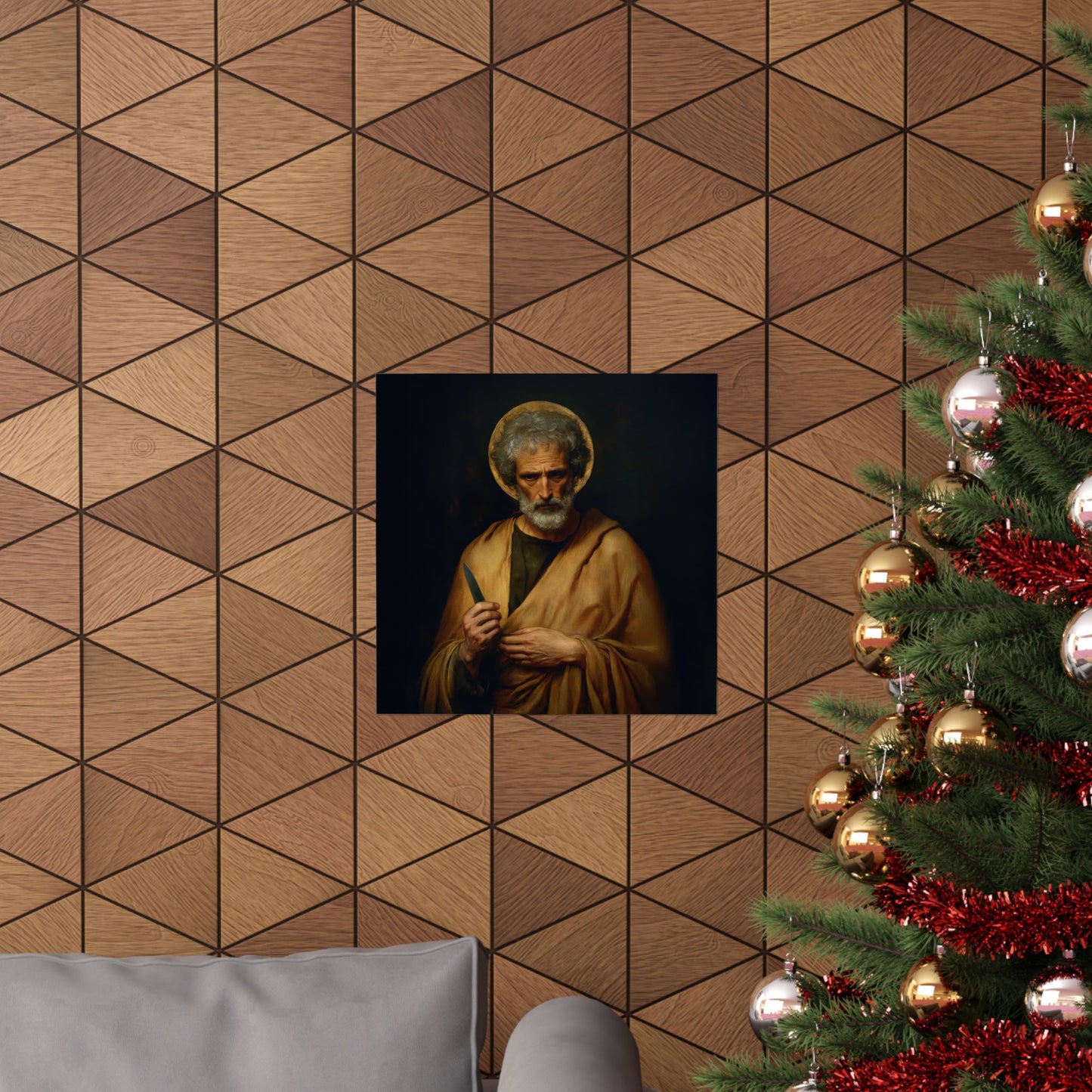 Saint Bartholomew the Apostle - Sanctified Souls Print - Multiple Sizes - Premium Matte Vertical Posters