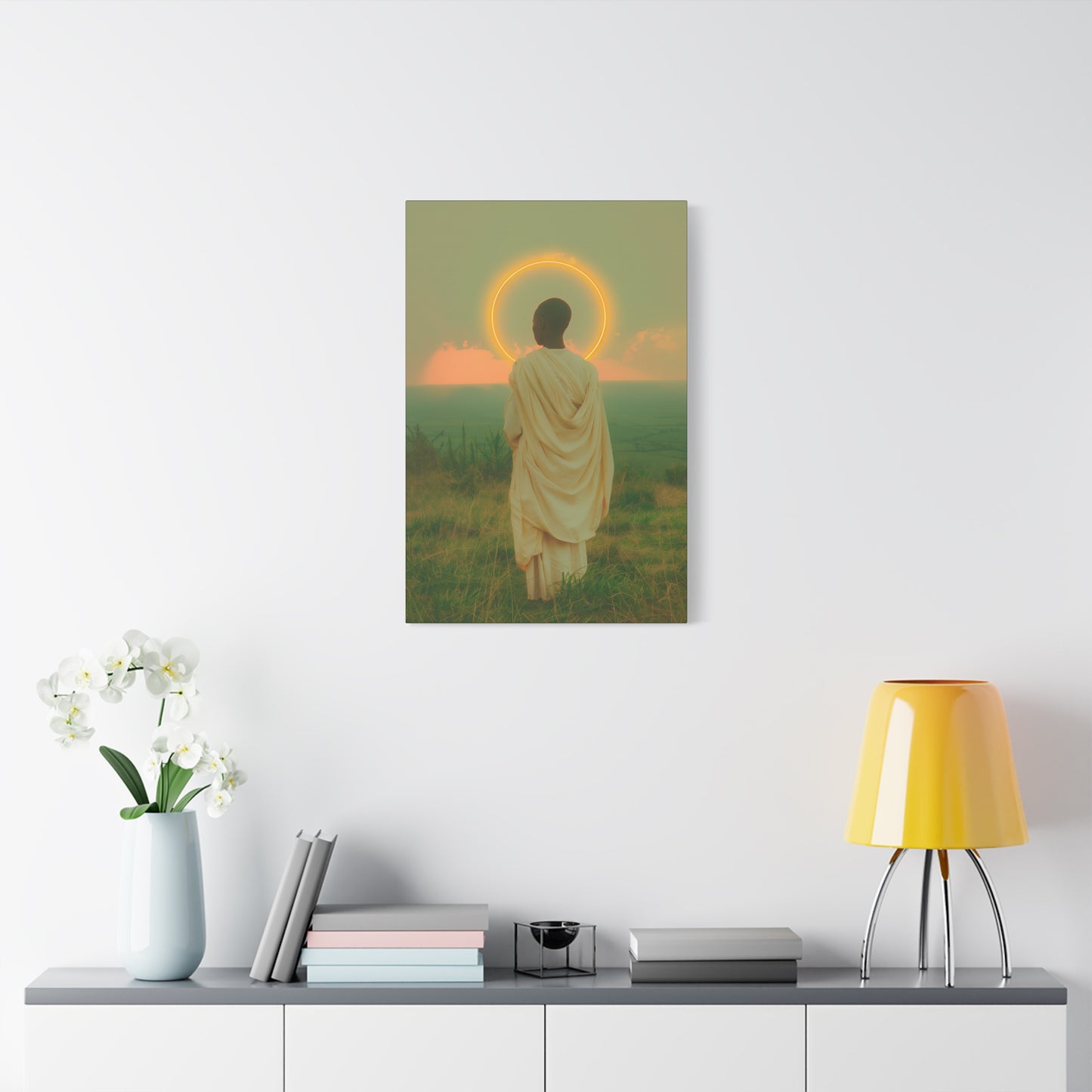 Saint Charles Lwanga -  Museum Wrapped Canvas - Sanctified Souls Print - Religious Art for your Home - Catholic Patron Saint Art