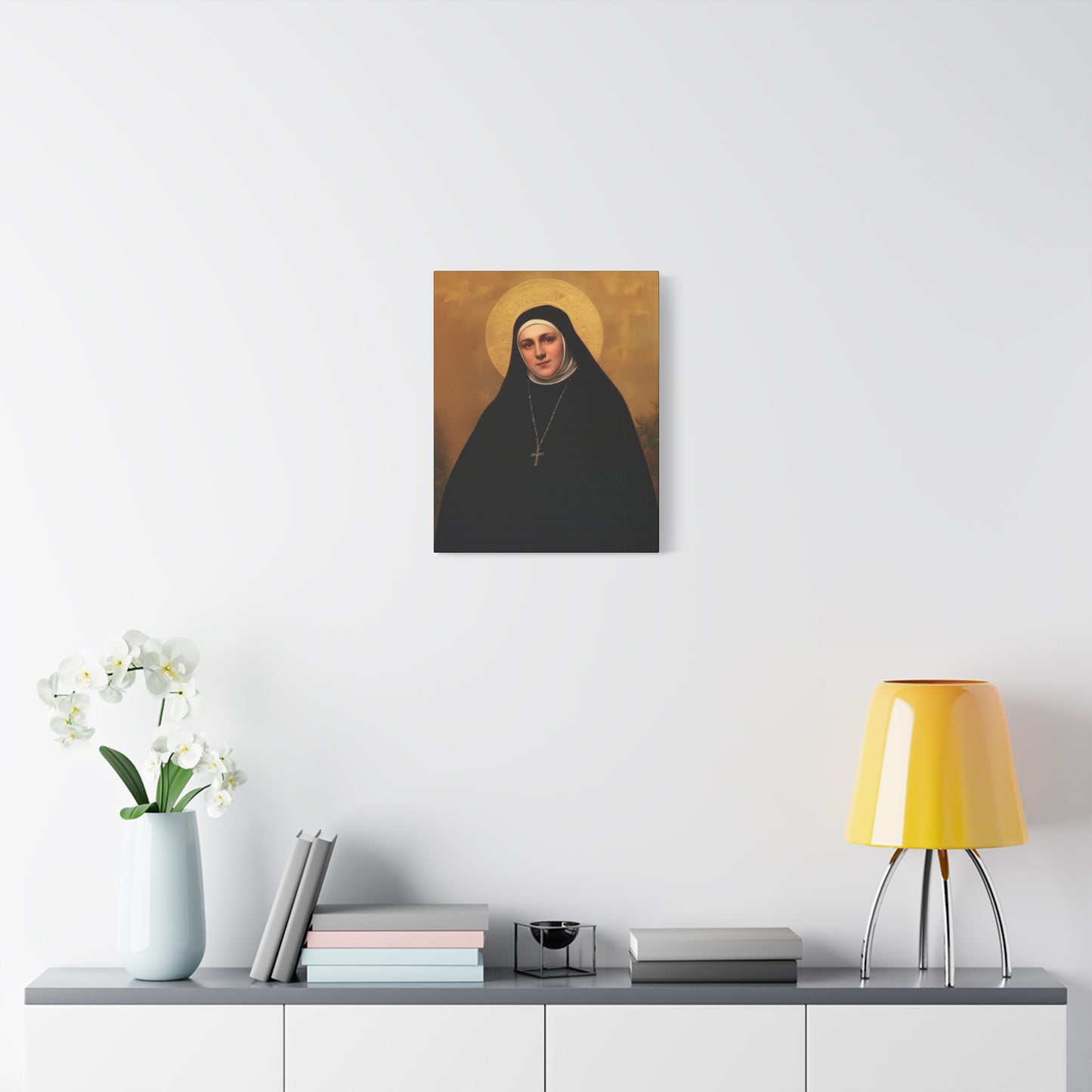 Saint Geltrude Caterina Comensoli - Gallery Wrapped Canvas - Print - Religious Art for your Home - Catholic Art
