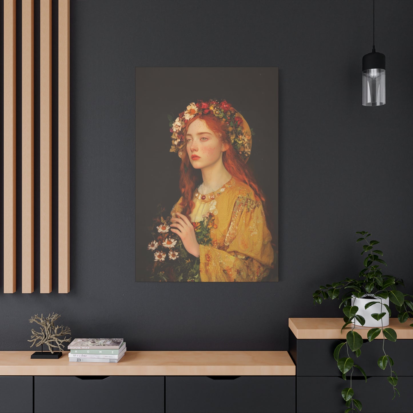 Radiance of Repentance - Mary Magdalene's Renewal - Museum Wrapped Canvas - Print - Religious Art for your Home - Prayer Room - Catholic