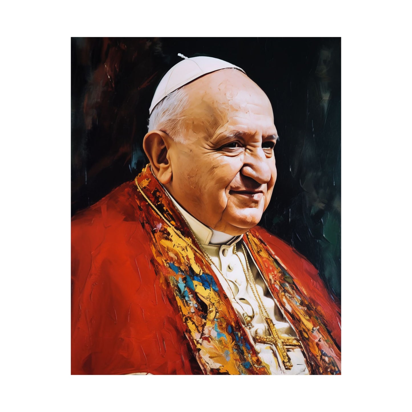 Pope Saint John XXIII - Sanctified Souls Print - Multiple Sizes - Premium Matte Vertical Posters