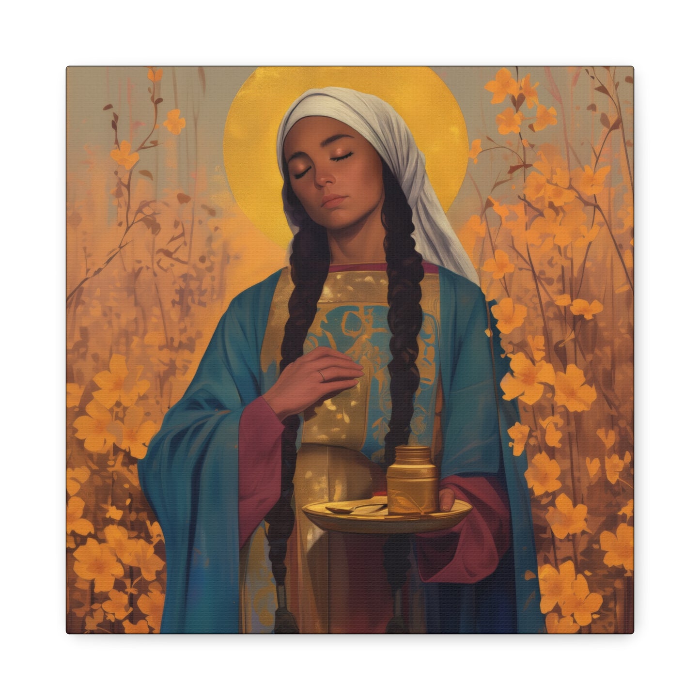 Saint Hermione of Ephesus - Gallery Wrapped Canvas - Print - Religious Art for your Home - Catholic Art Print