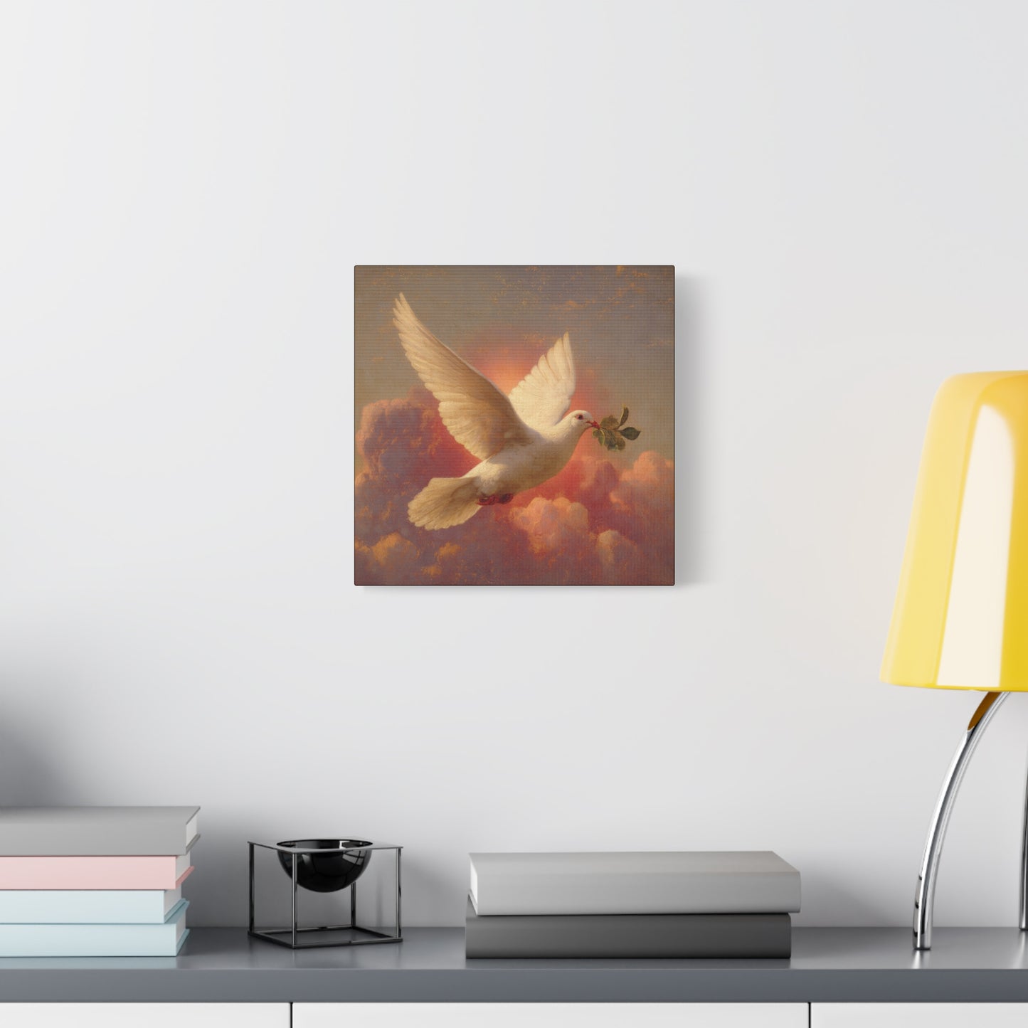 The Spirit Who Restored the Horizon - Holy Spirit - The Dove- Gallery Wrapped Canvas - Print - Religious Art for your Home - Catholic