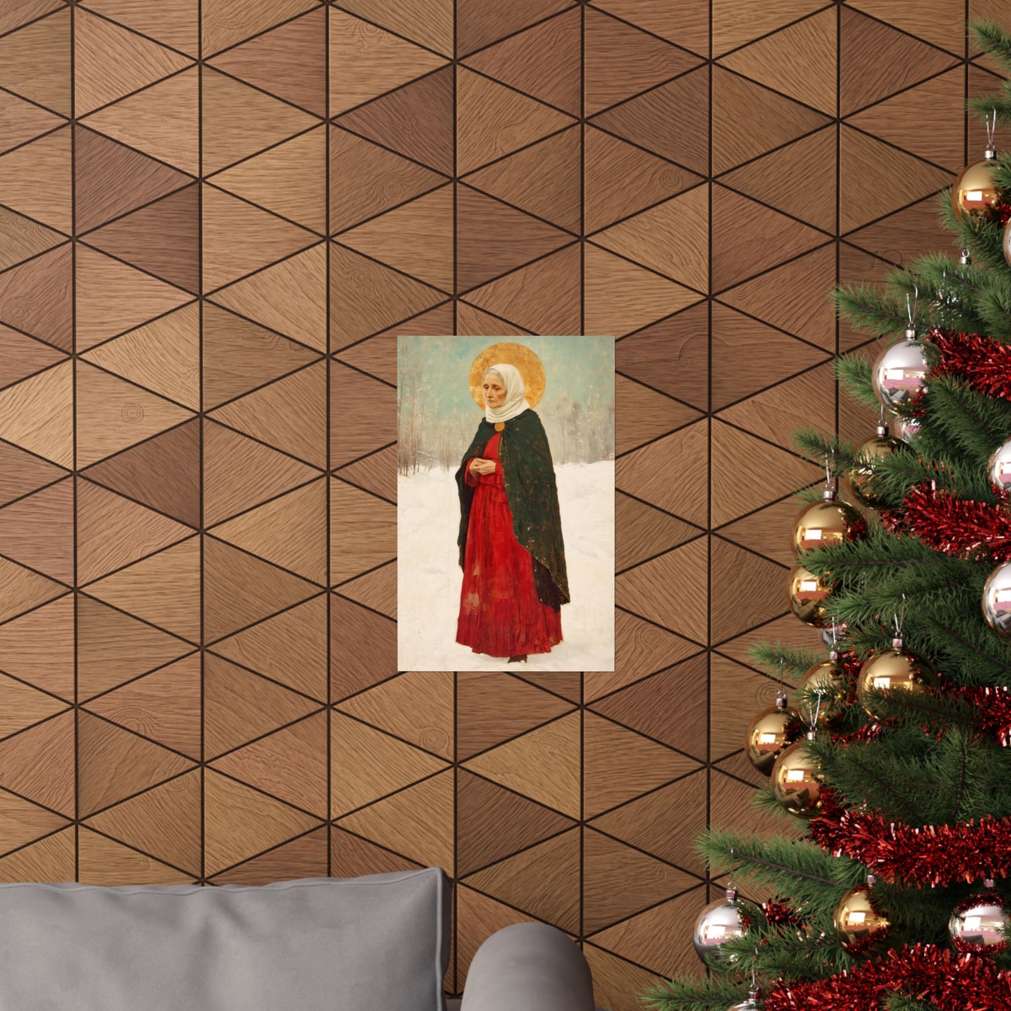Saint Xenia - Russian Saint Art - Sanctified Souls Print - Multiple Sizes - Premium Matte Vertical Posters
