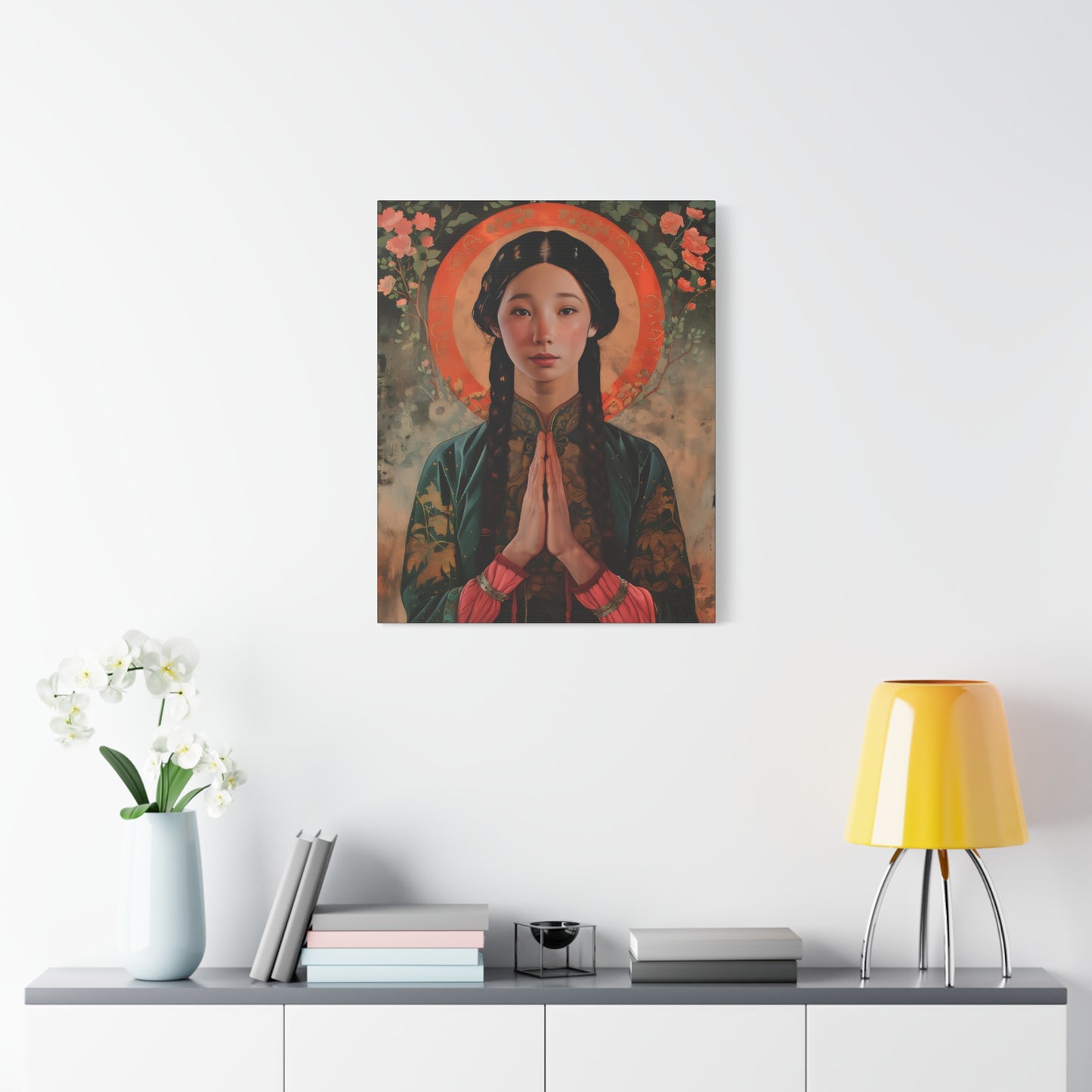 Saint Anna Wang - Museum Wrapped Canvas - Sanctified Souls Print - Art for your Home - Religious Art -  Martyr of China