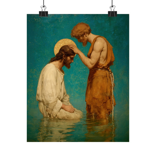 Saint John the Baptist, The Prophet and the Promise - Sanctified Souls Print - Multiple Sizes - Premium Matte Vertical Posters