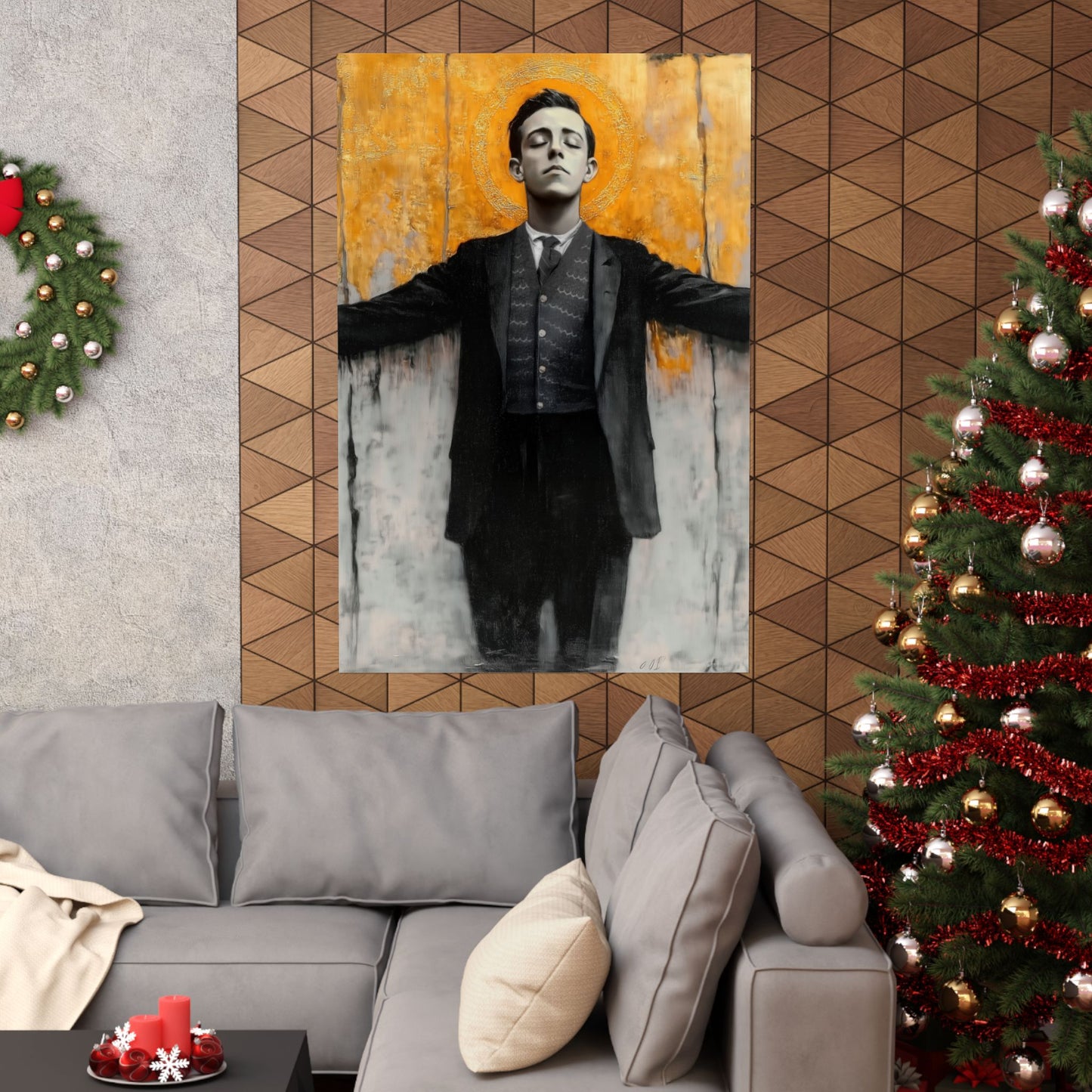 Blessed Miguel Pro - Sanctified Souls Print - Multiple Sizes - Premium Matte Vertical Posters - Catholic Saint art - Prayer Room Print