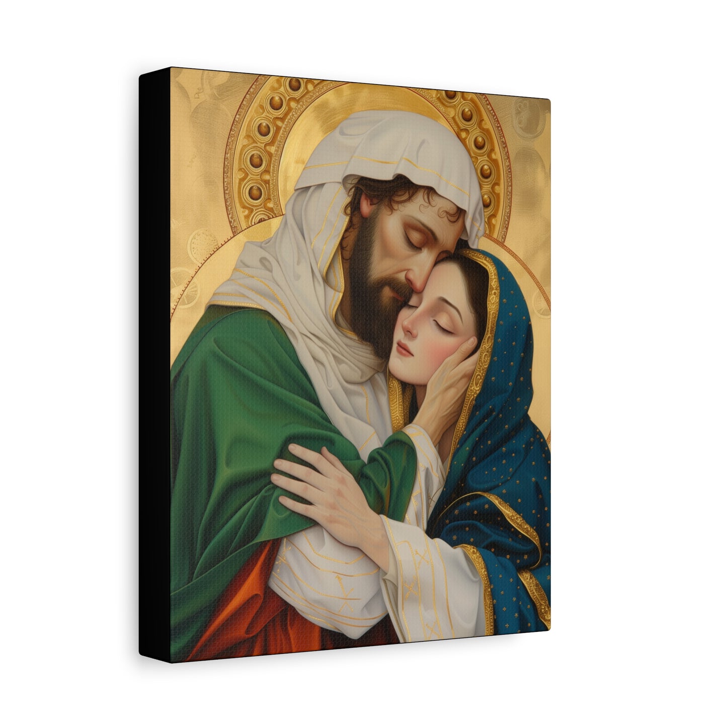 Saints Aquila and Priscilla - Museum Wrapped Canvas - Sanctified Souls Print - Religious Art for your Home - Religious Wall Art - Print