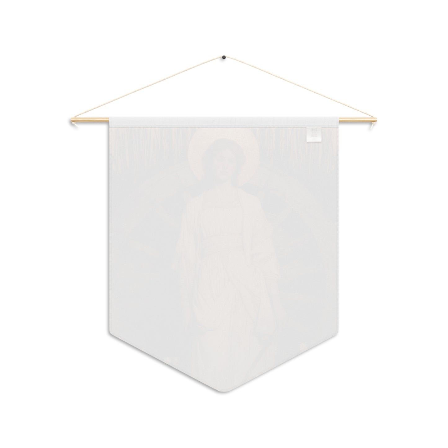 Saint Catherine of Alexandria Pennant / Banner / Wall Hanging - Prayer room art - 18" x 21" - Catholic - Large Banner