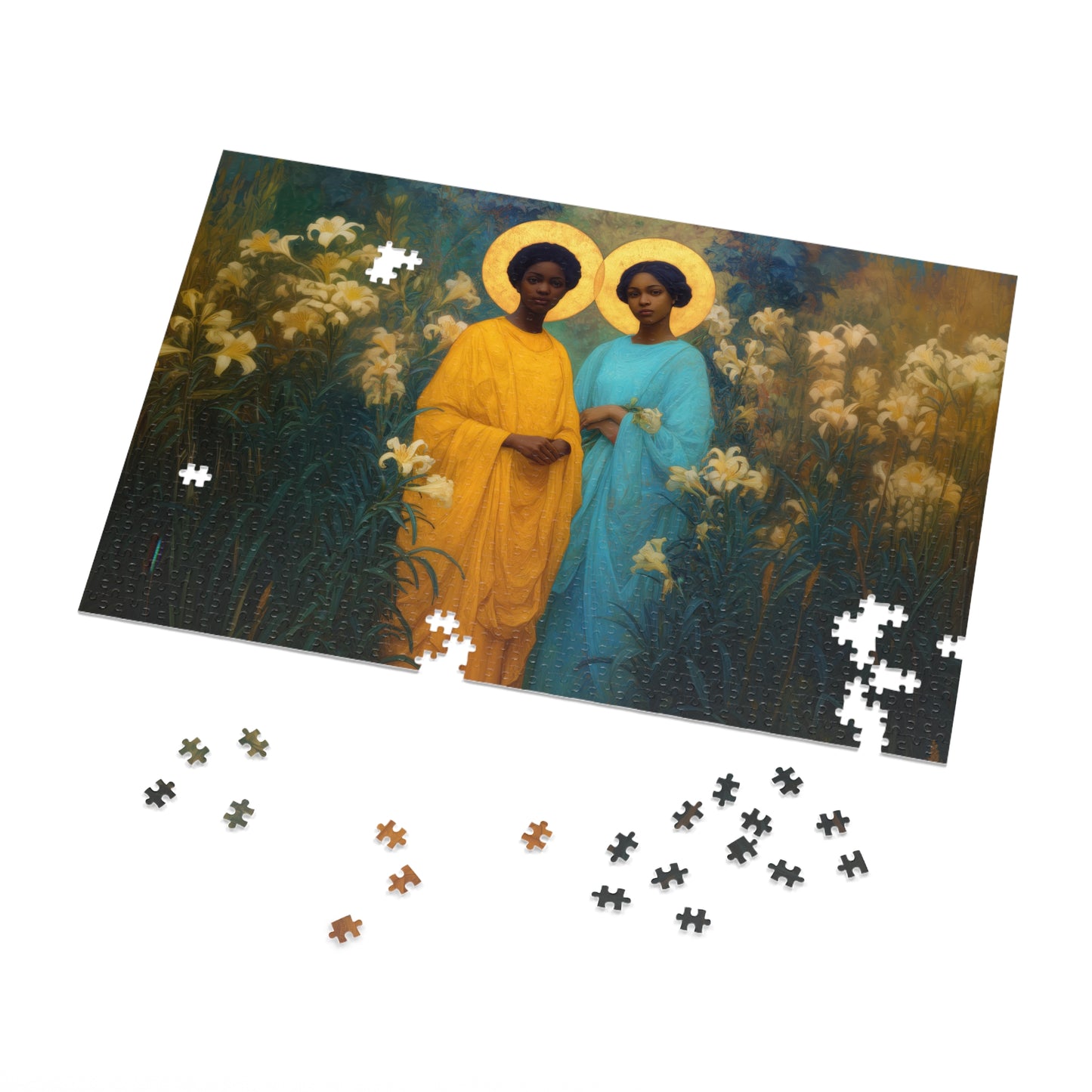 Saint Perpetua and Saint Felicity - Puzzle and Keepsake Tin - Religious Jigsaw Puzzle (30, 110, 252, 500,1000) - Gift for Catholic Families