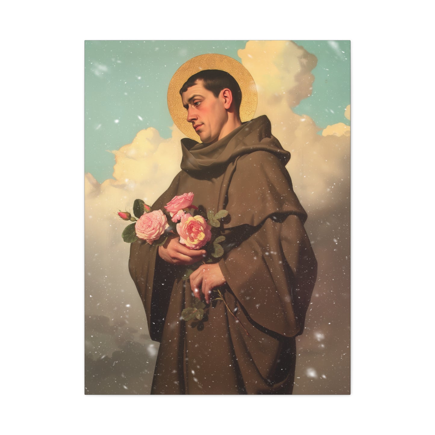 Saint Didacus of Alcala - Gallery Wrapped Canvas - Print - Religious Art for your Home - Catholic Art