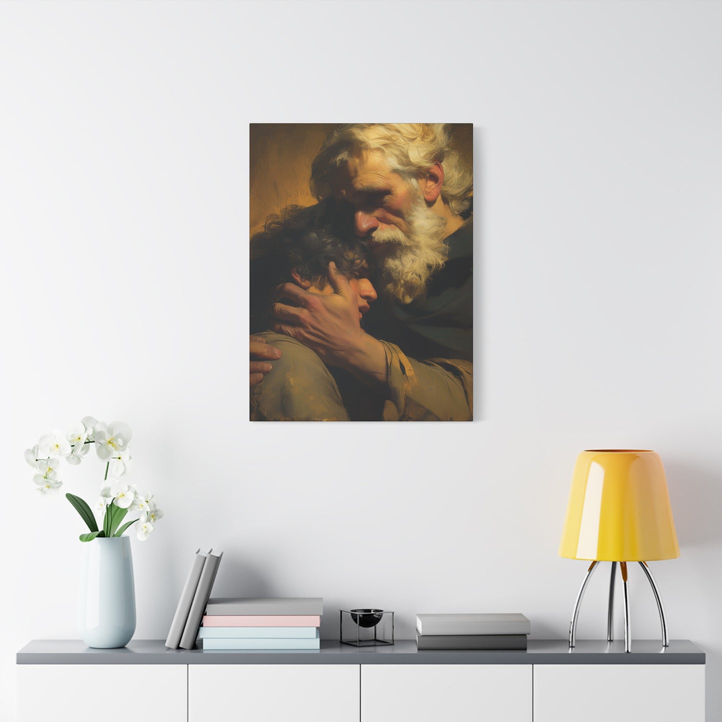 The Return of the Prodigal Son - Gallery Wrapped Canvas - Print - Religious Art for your Home - Catholic Art Print