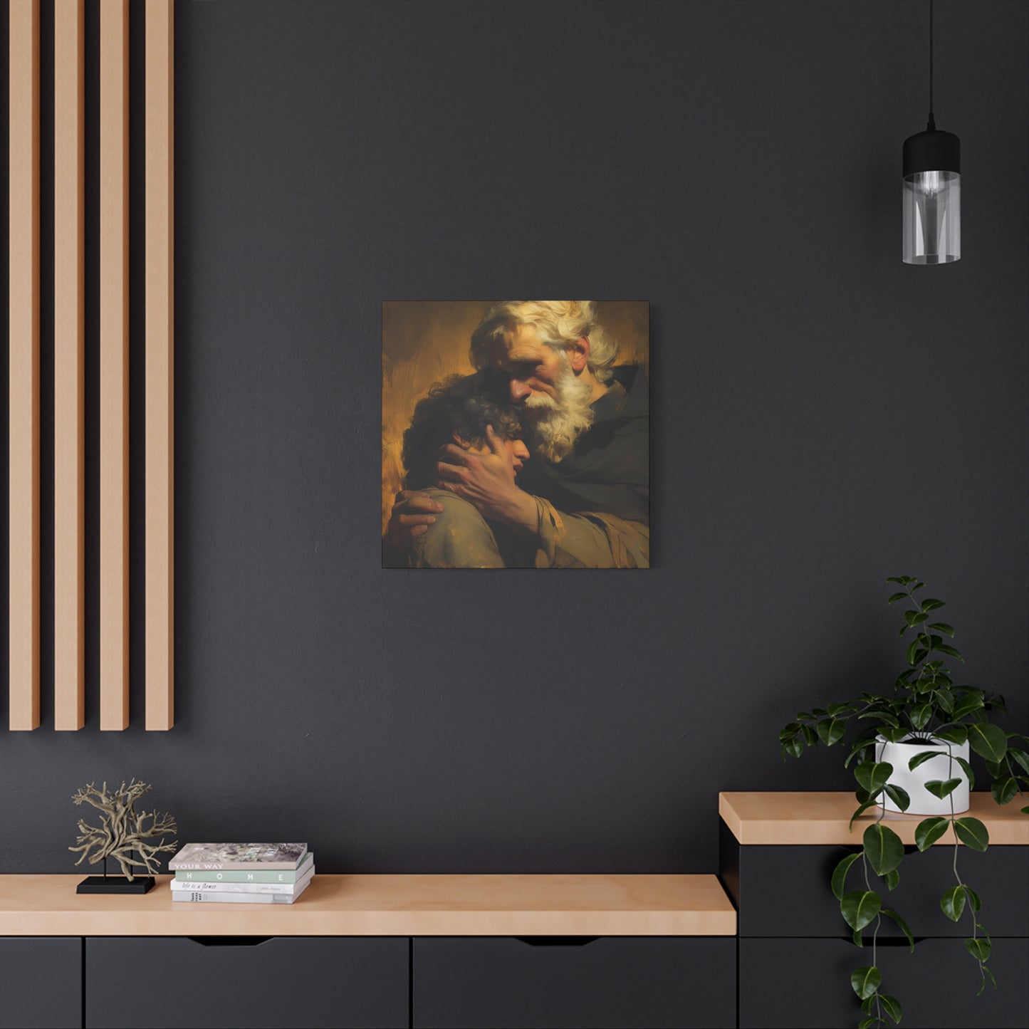 The Return of the Prodigal Son - Gallery Wrapped Canvas - Print - Religious Art for your Home - Catholic Art Print