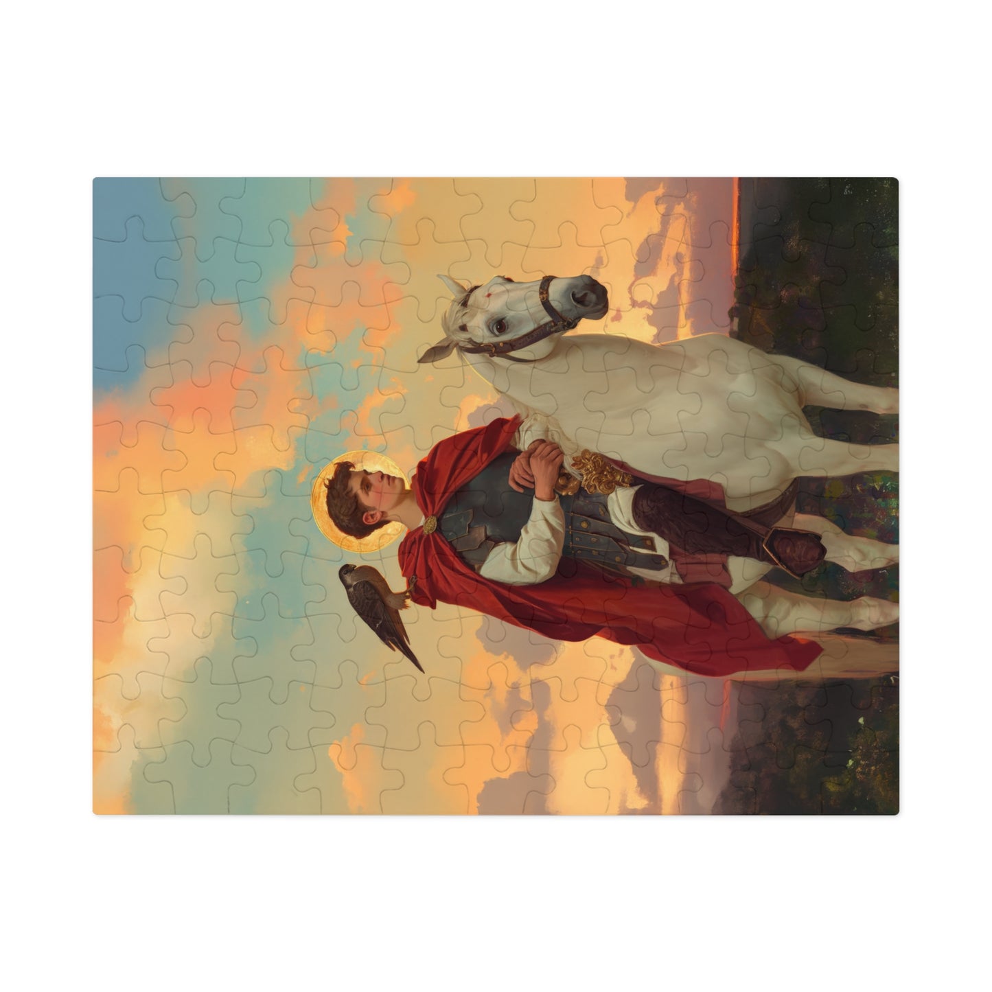 Saint Tryphon - Puzzle & Keepsake Tin - Religious Jigsaw Puzzle (30, 110, 252, 500,1000-Piece)