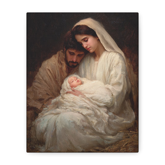 The Quiet Kingdom of the Holy Family - Gallery Wrapped Canvas - Print - Religious Art for your Home - Catholic