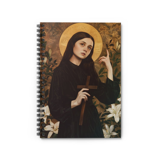 Saint Clelia Barbieri Sanctified Souls Art - Religious - Spiral Notebook - Ruled Line - Religious art - Saint Artwork