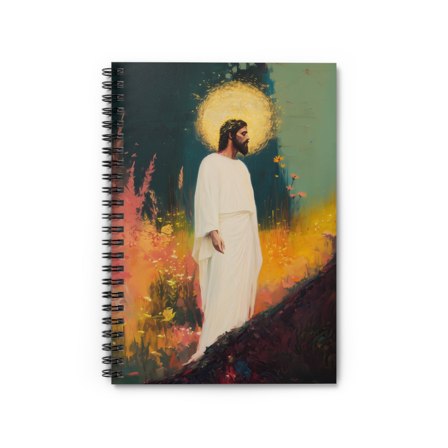 Christus Resurrexit (Christ Is Risen) - Sanctified Souls Art - Religious Based Notebook - Spiral Notebook - Ruled Line