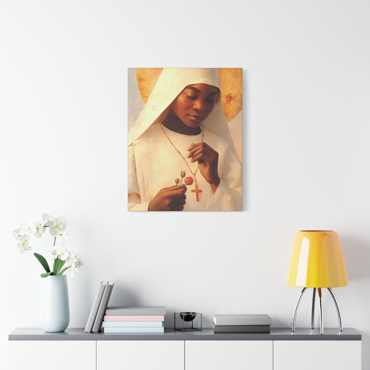 Blessed Marie-Clementine Anuarite Nengapeta - Gallery Wrapped Canvas - Print - Religious Art for your Home - Catholic art print