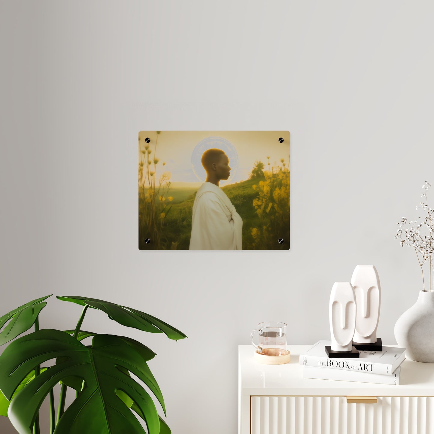 Saint Charles Lwanga Wall Art Panel - Ready to Hang Acrylic Print - Catholic Saint Art - Patron Saint Print - No Frame needed
