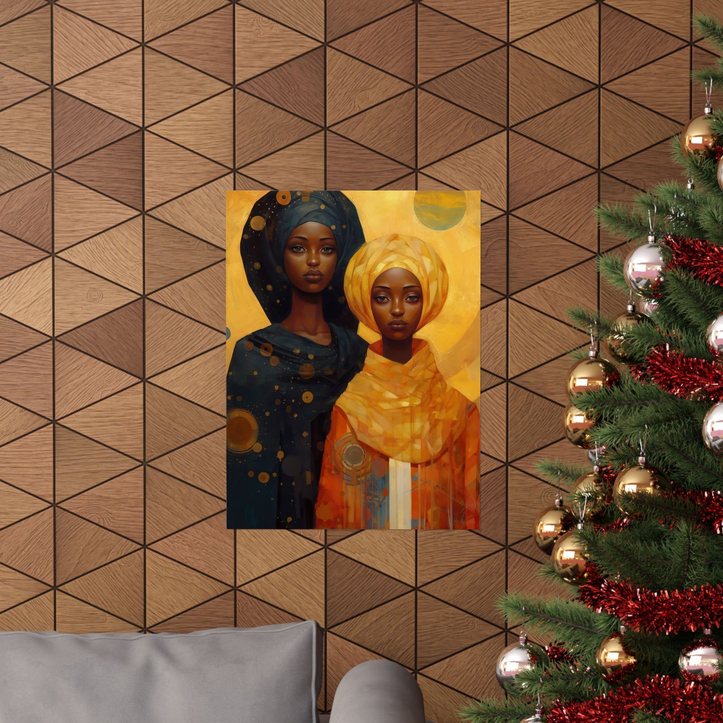 Saint Perpetua and Saint Felicity Print - Sanctified Souls Print - Multiple Sizes - Premium Matte Vertical Posters