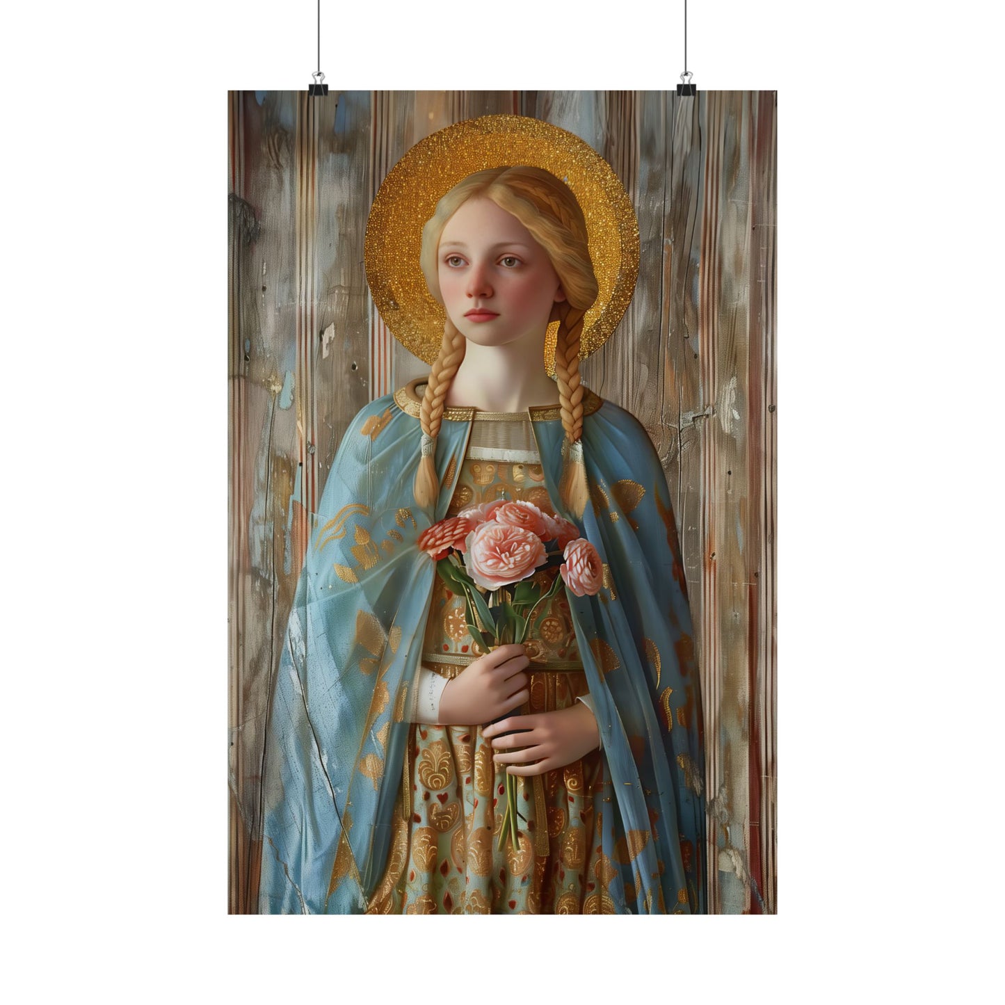 Saint Fina / Seraphina Print - Sanctified Souls Print - Multiple Sizes - Premium Matte Vertical Posters